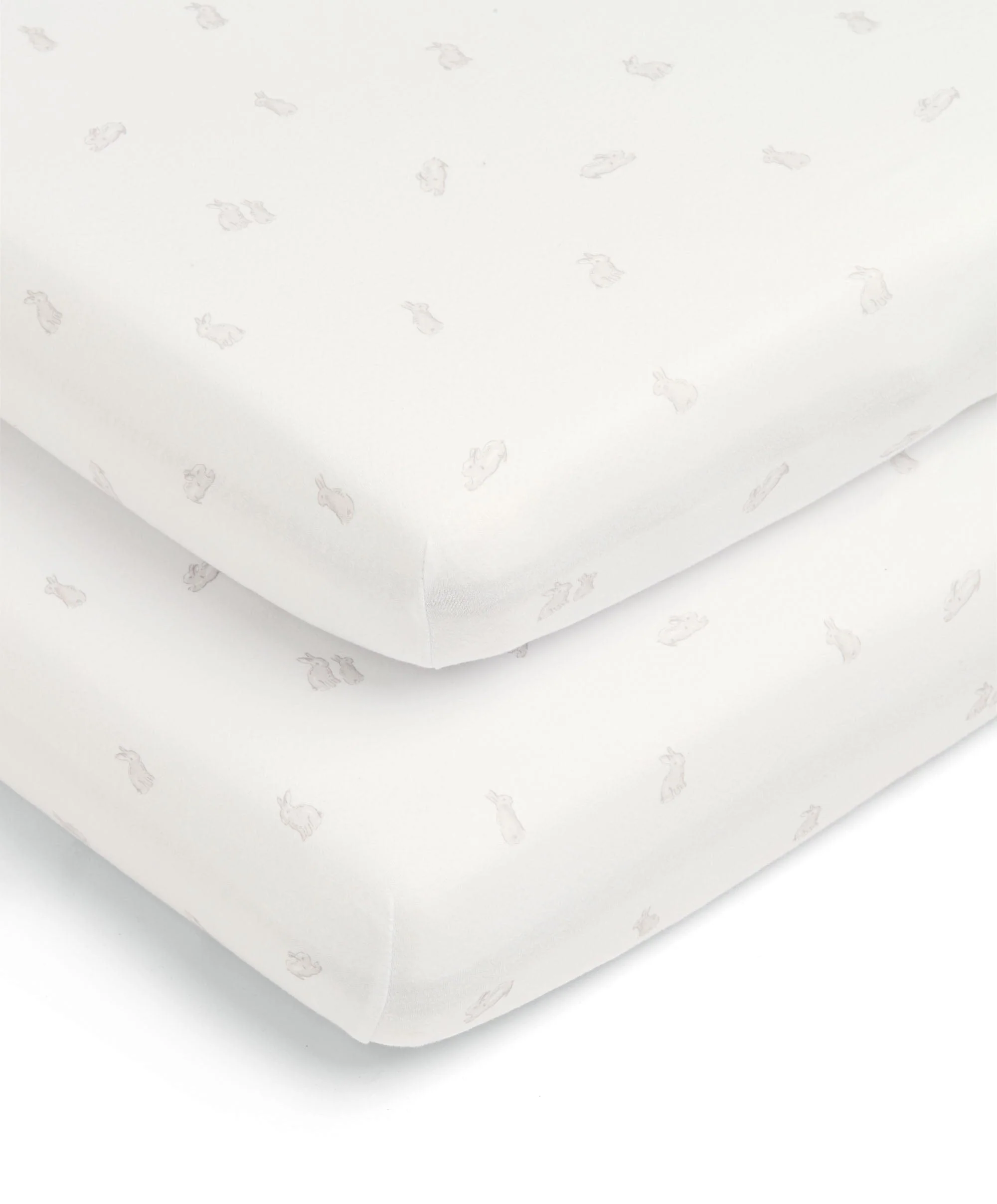 Cotbed Fitted Sheets (2 Pack) - Bunny - Image 4