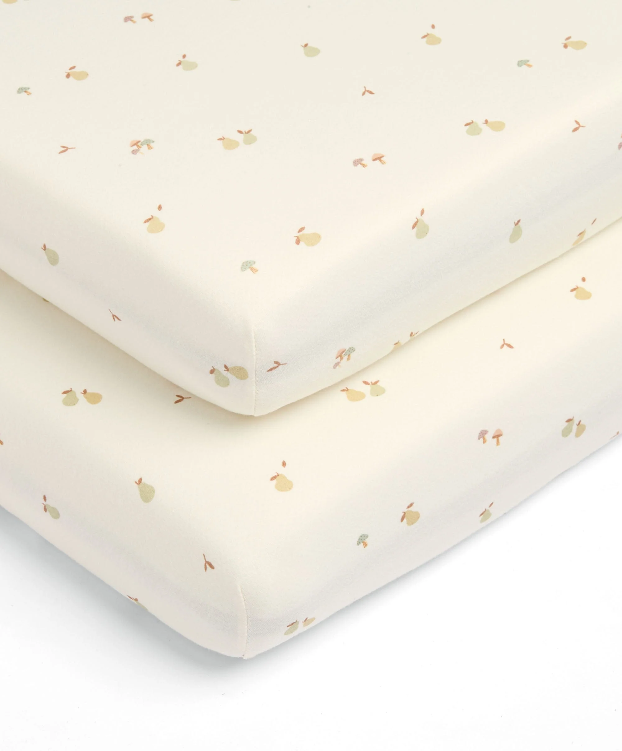 Cotbed Fitted Sheet (Pack of 2) - Woodland Print - Image 3