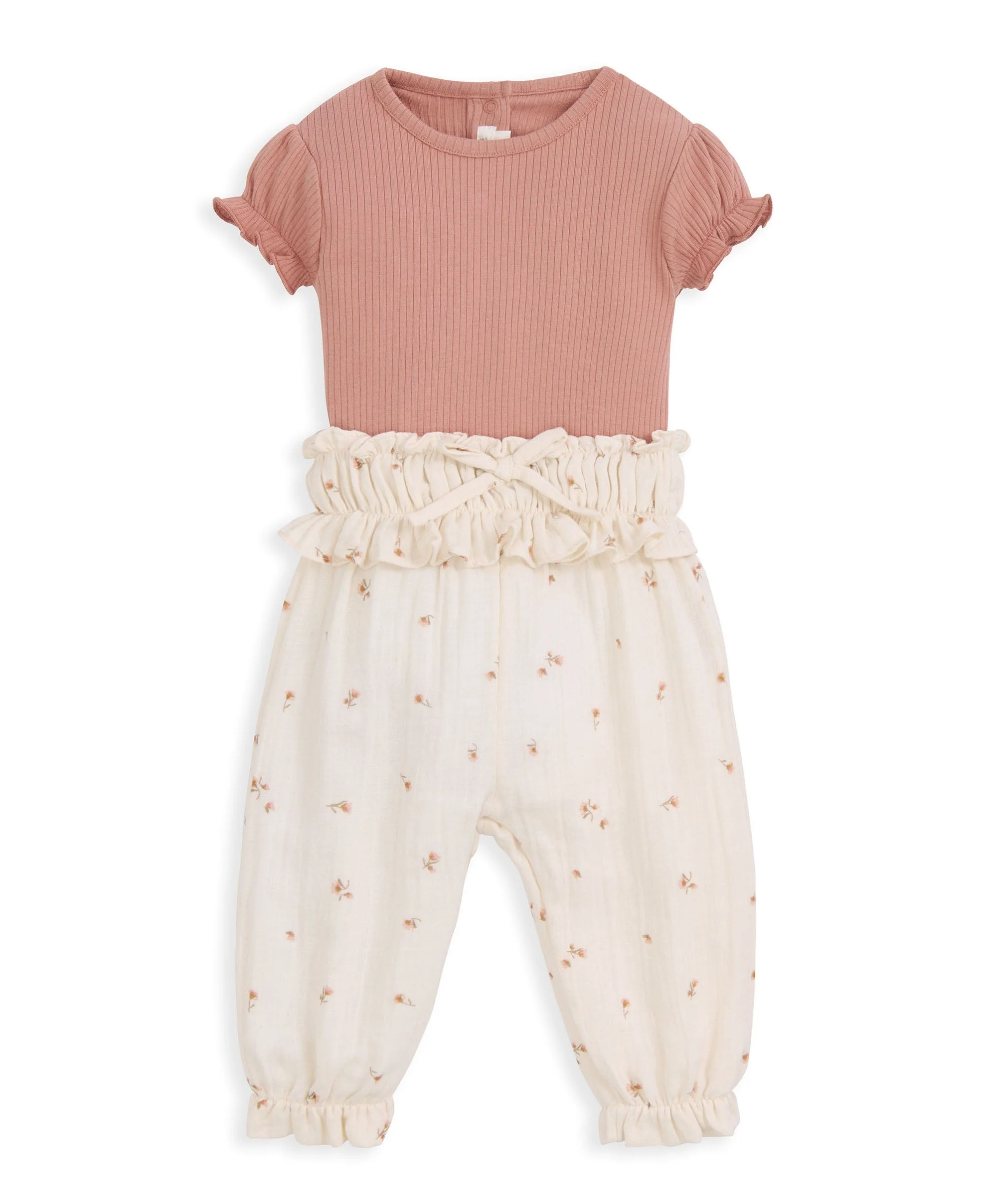 Peony Bodysuit & Trousers Outfit Set - Image 3