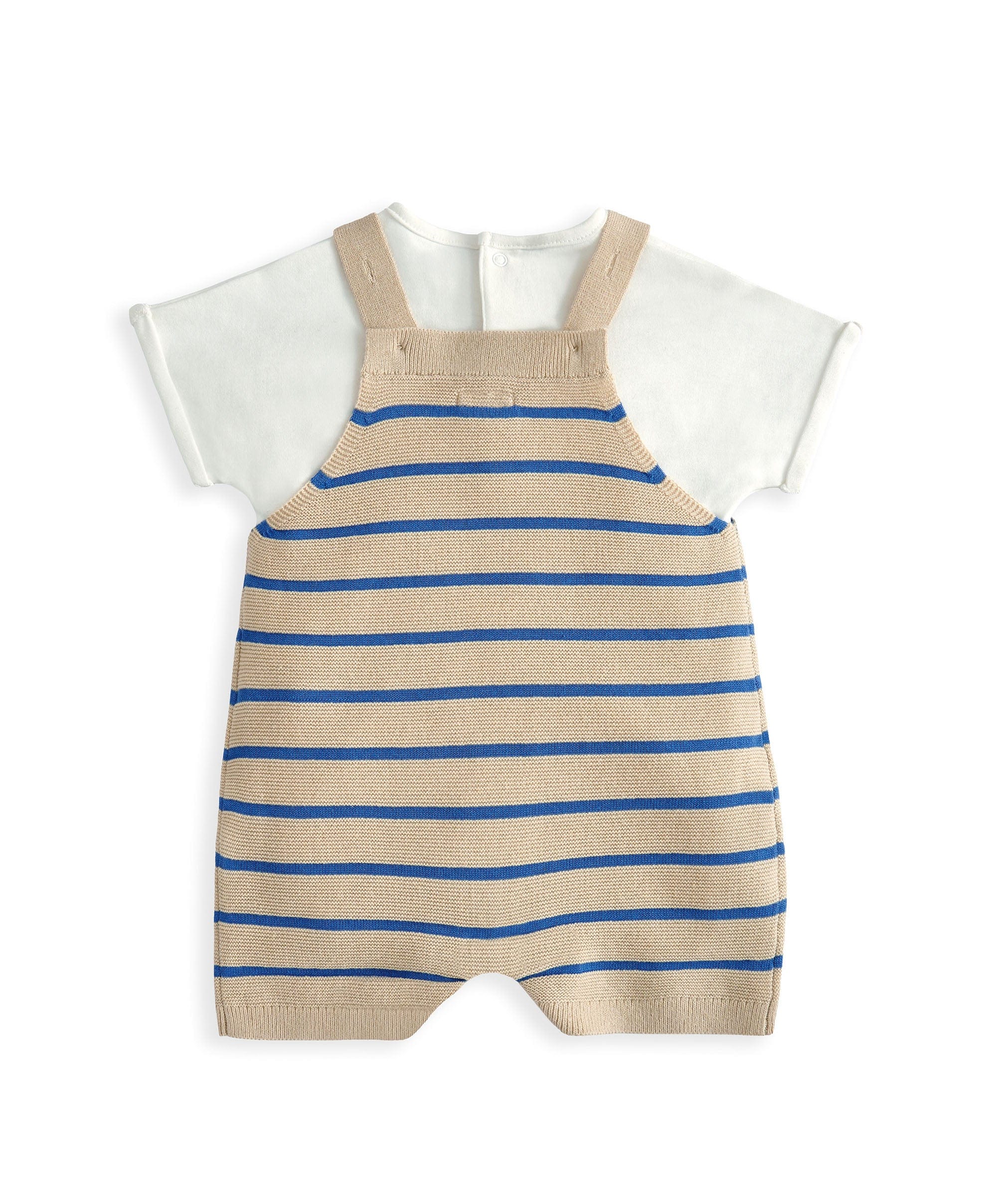 Knitted Dungarees & T-Shirt Set - Image 3