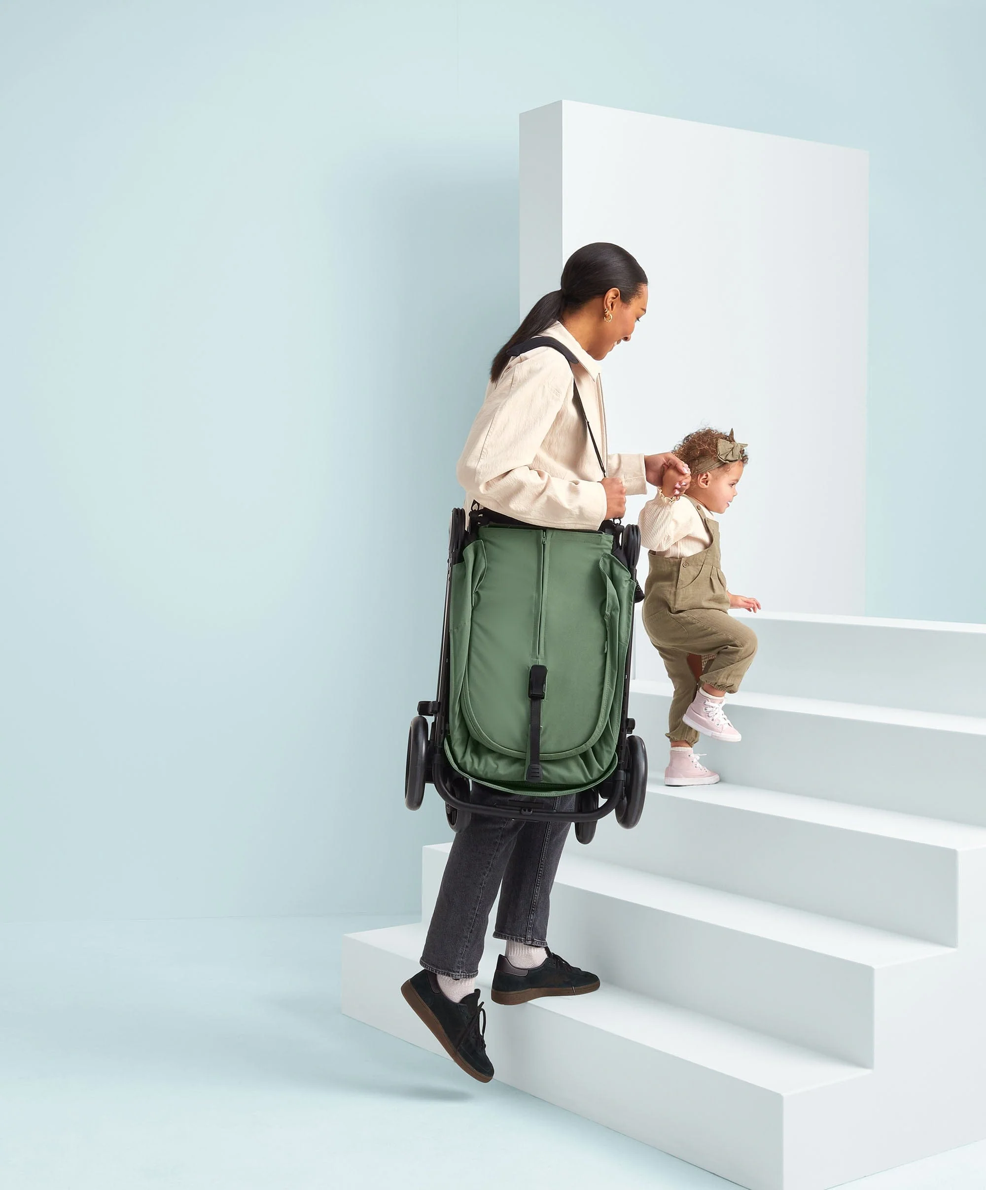 Libro Stroller Bundle with Footmuff – Bay Green - Image 14