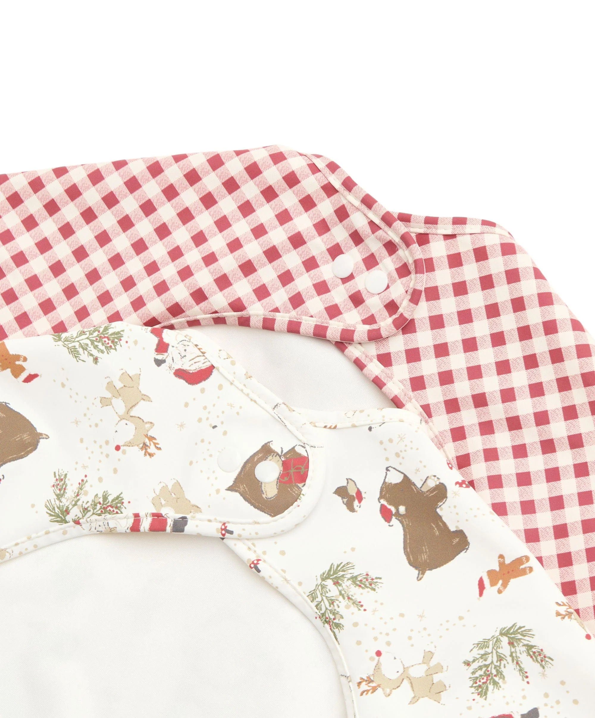 Santa & Friends Long Sleeved Bibs Pack of 2 - Image 3
