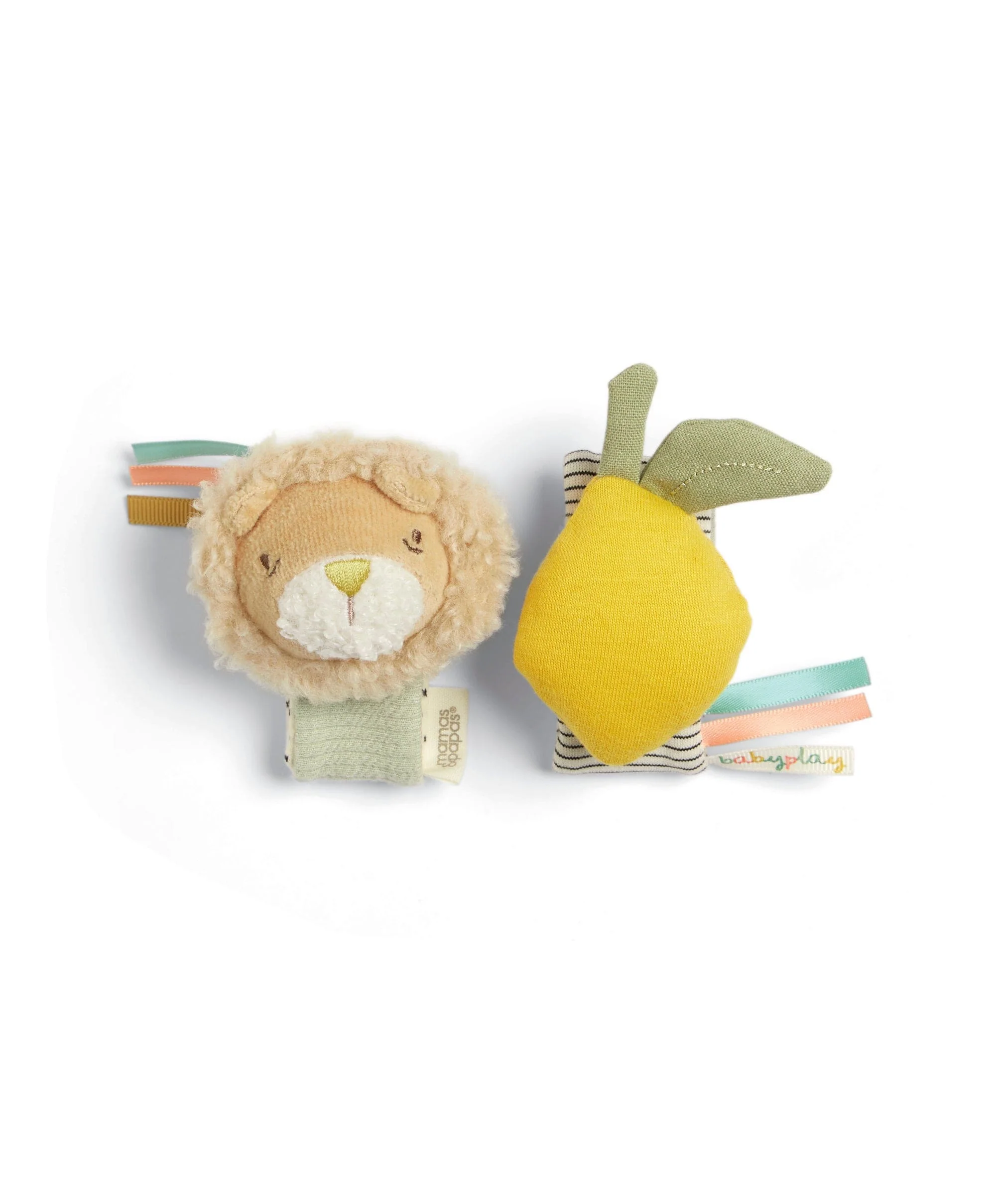 Wrist Rattles - Lion/Lemon (2 Pack) - Image 2
