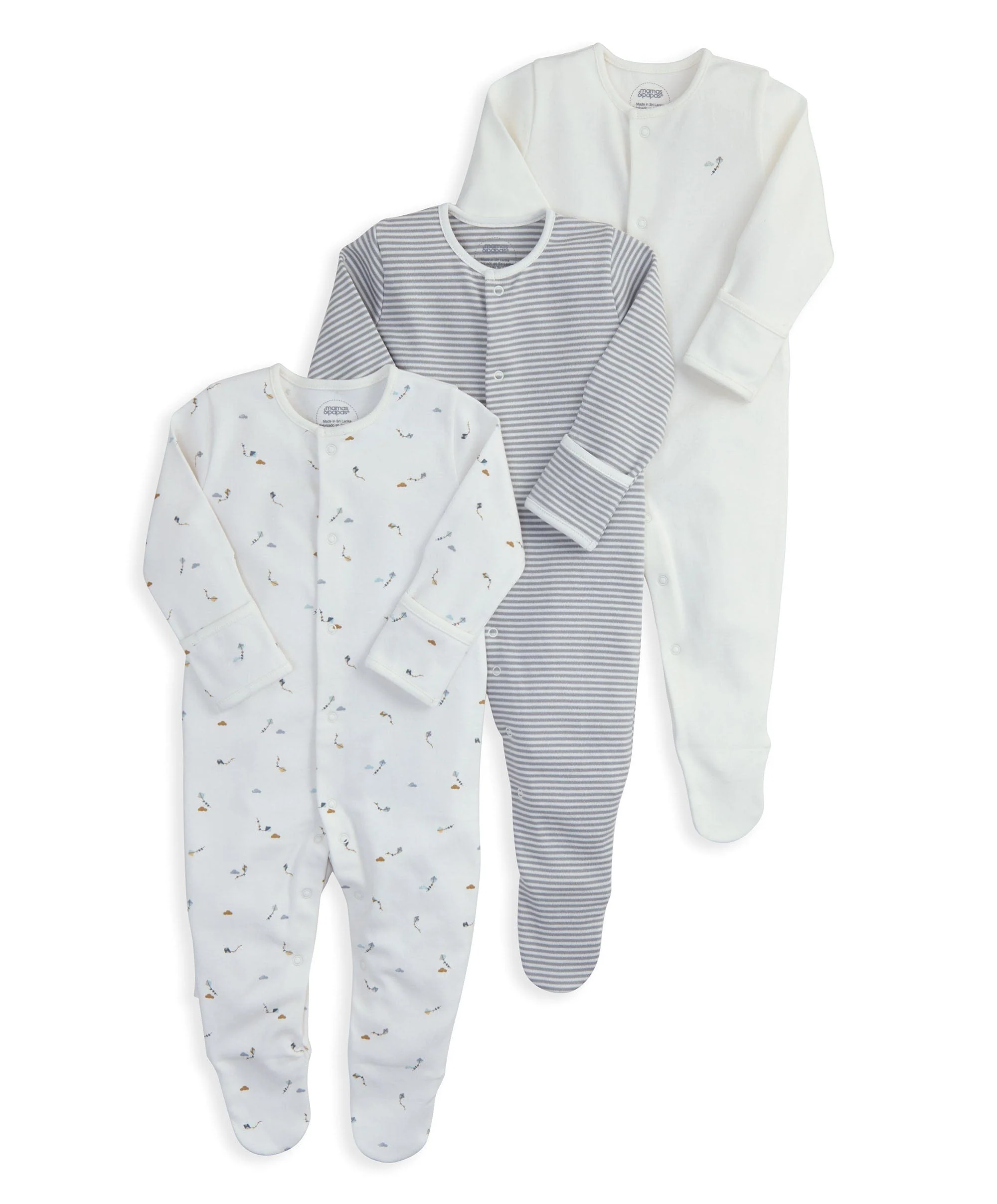 Kites Sleepsuits (Pack of 3) - Image 2