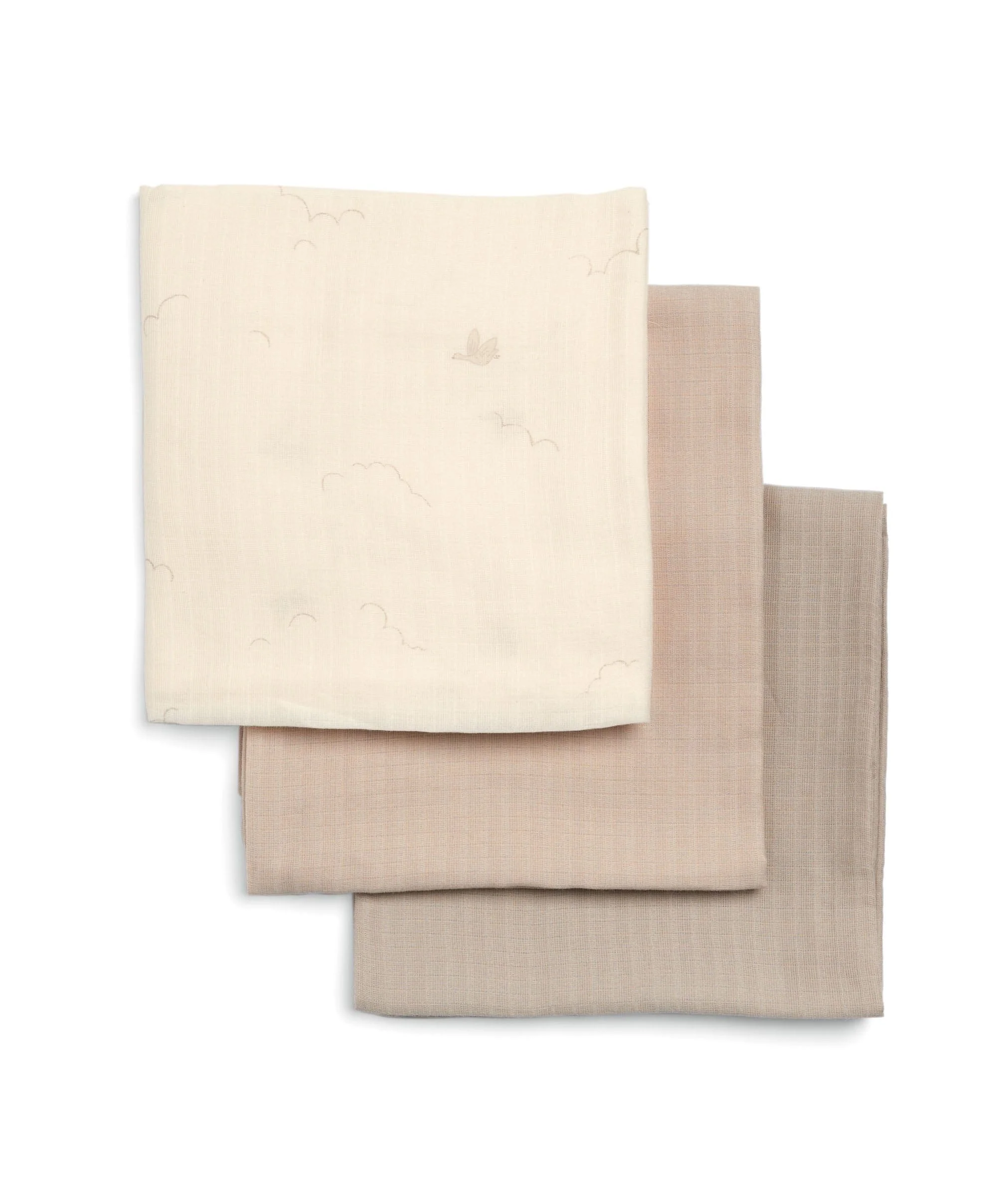 Large Muslin Squares (3 Pack) - Welcome to the World Duckling - Image 3