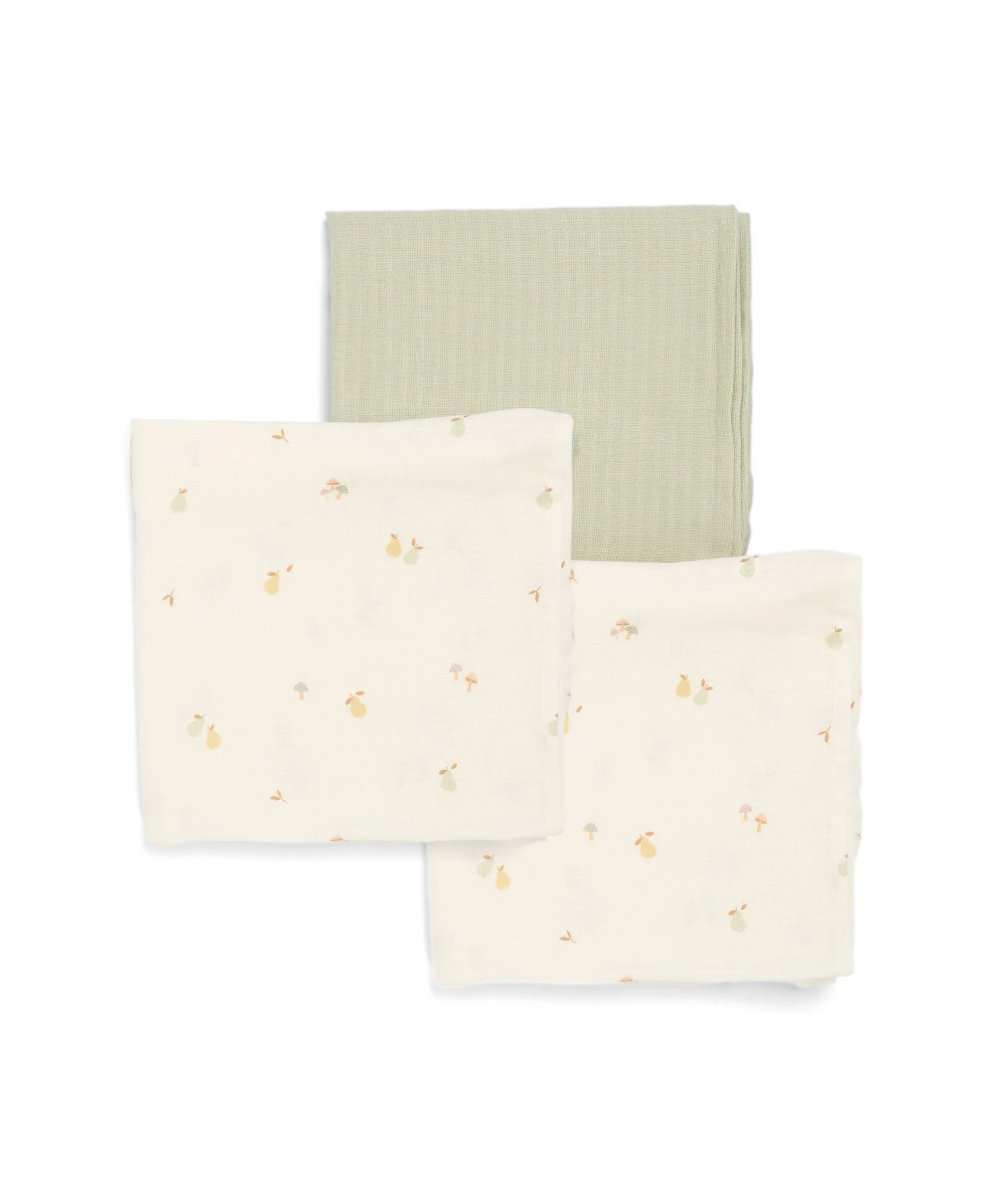 Large Muslin Squares (3 Pack) - Orchard - Image 3
