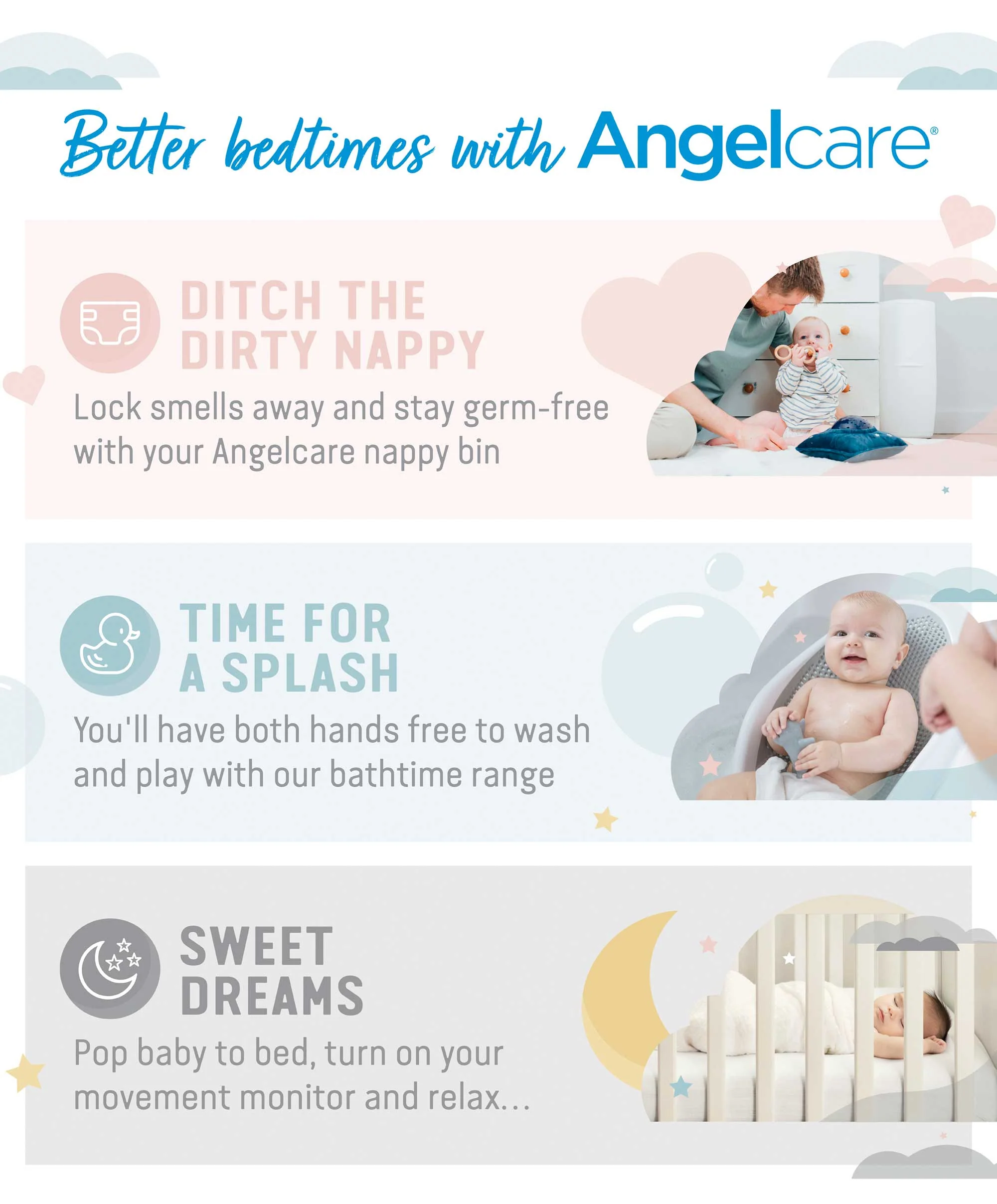 Angelcare Happy Seal Baby Bath and Room Thermometer - Grey - Image 14