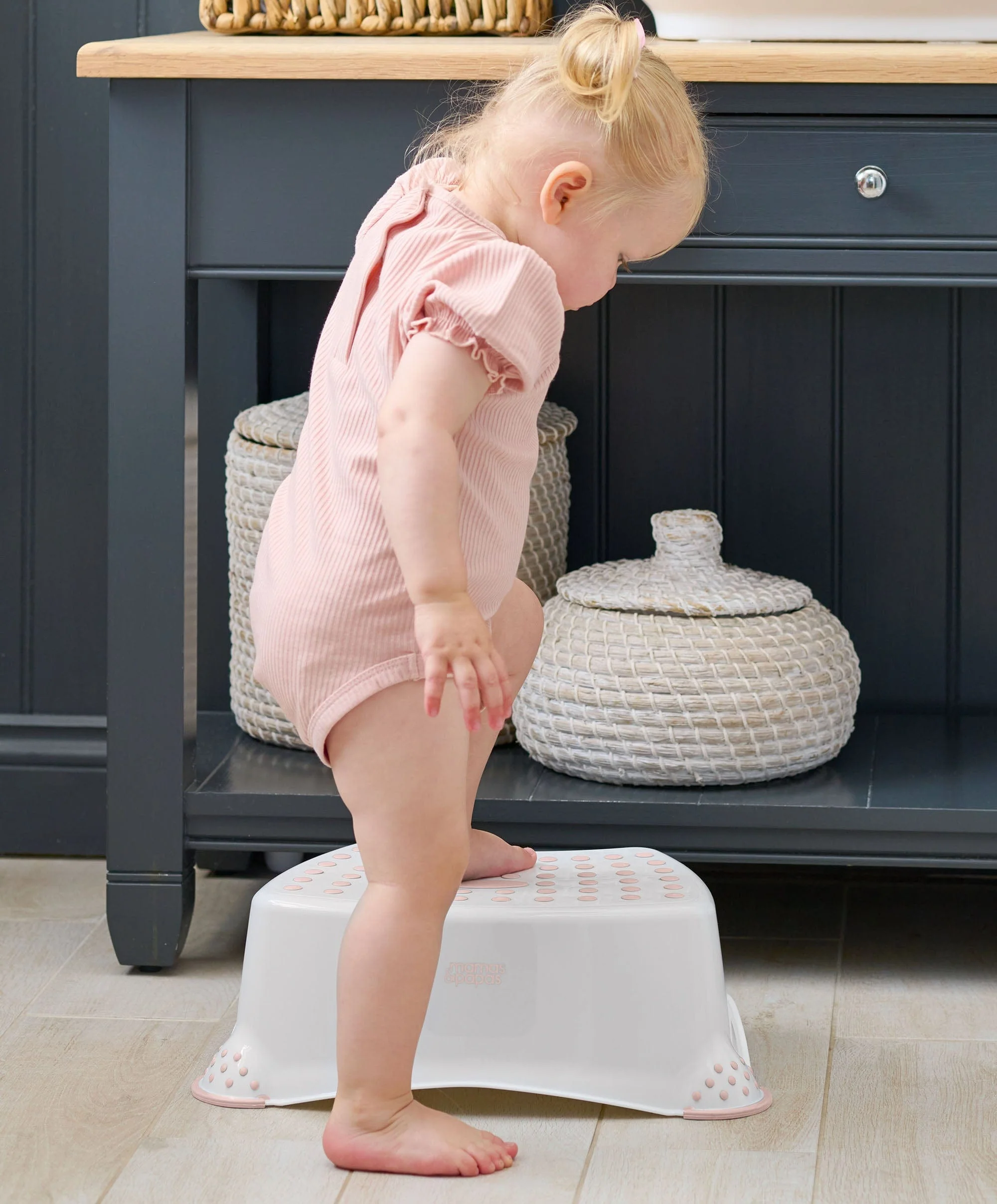 Anti Slip Step Up Stool – Blossom Pink - Image 3