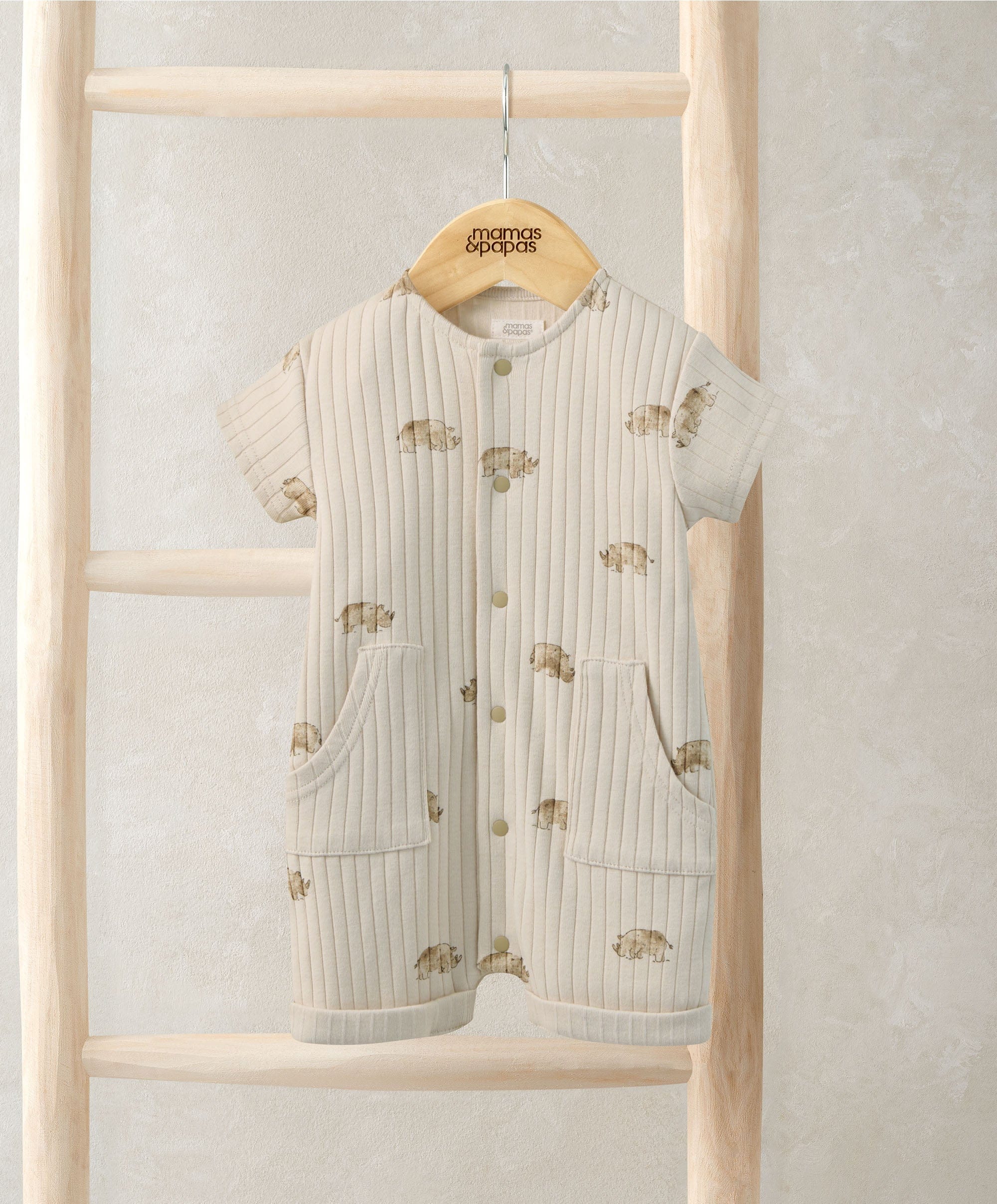 Rhino Ribbed Romper - Image 4