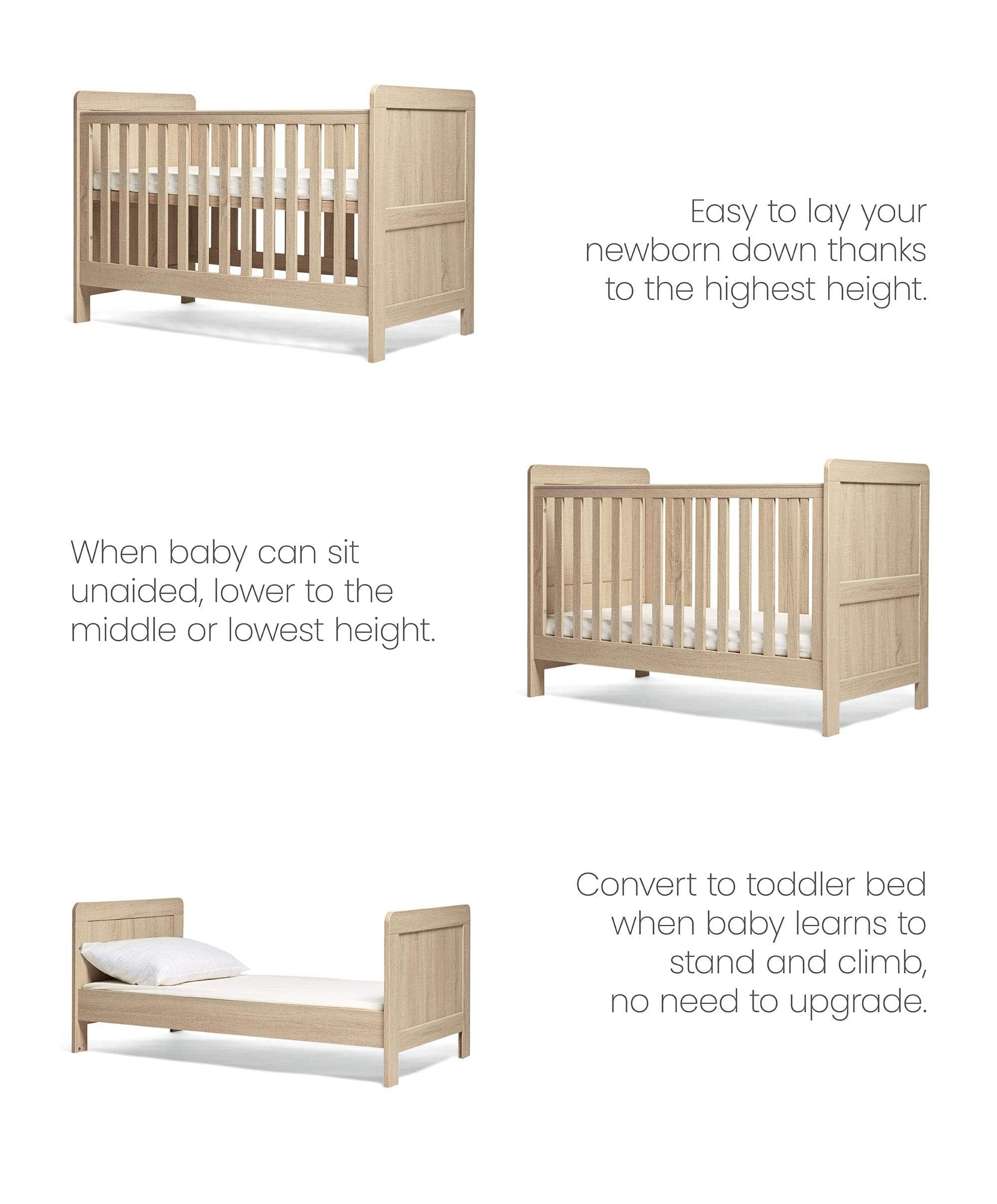 Atlas Cotbed - Light Oak - Image 4