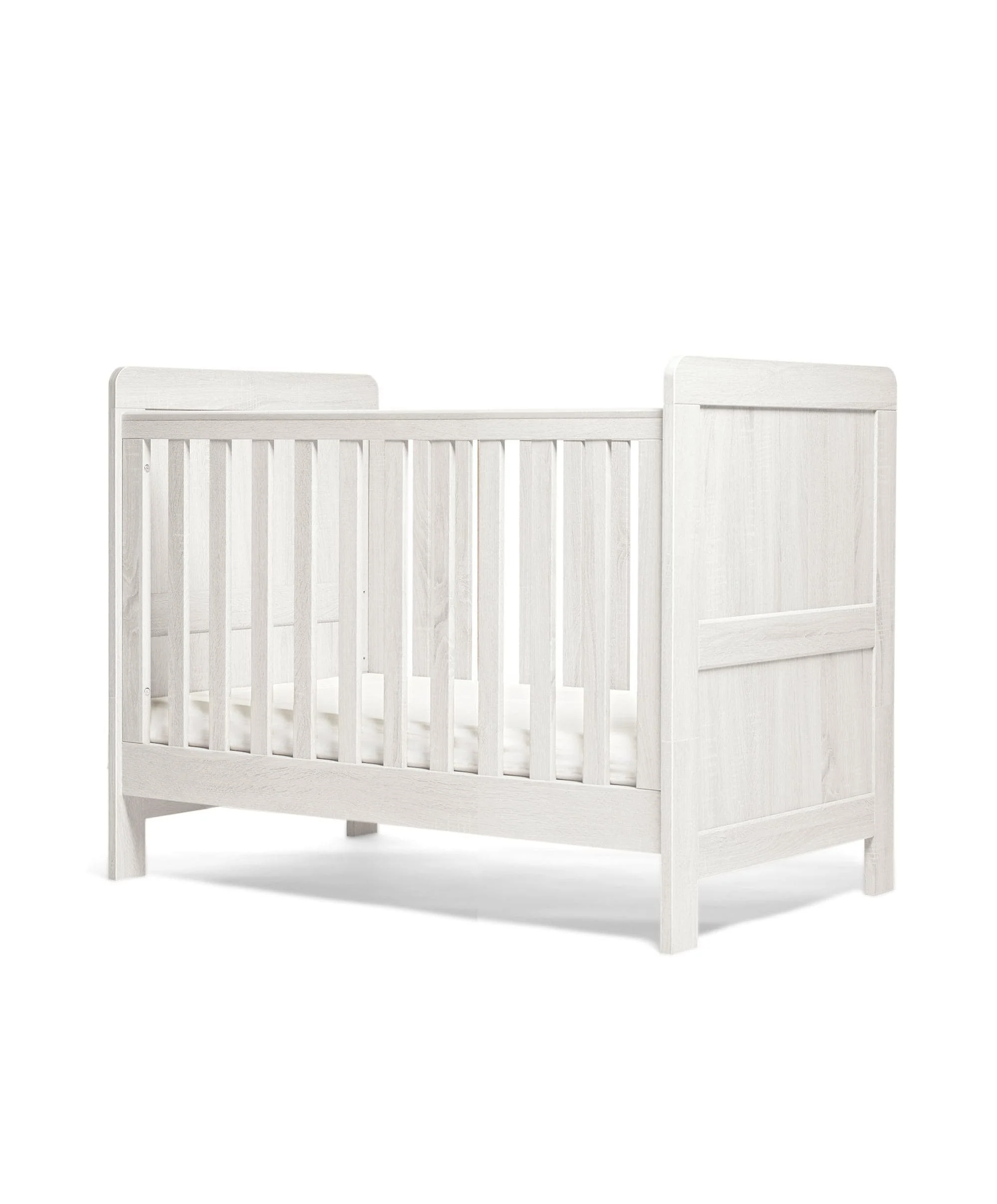 Atlas Small Cotbed Bundle with Essential Airflow Pocket Spring Mattress (4 Piece) - White - Image 2
