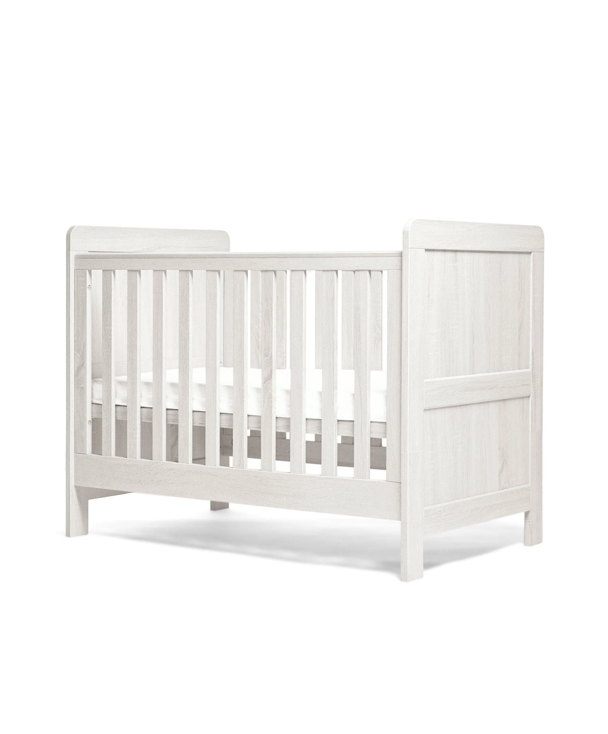 Atlas Small Cotbed Bundle with Essential Airflow Pocket Spring Mattress (4 Piece) - White - Image 3