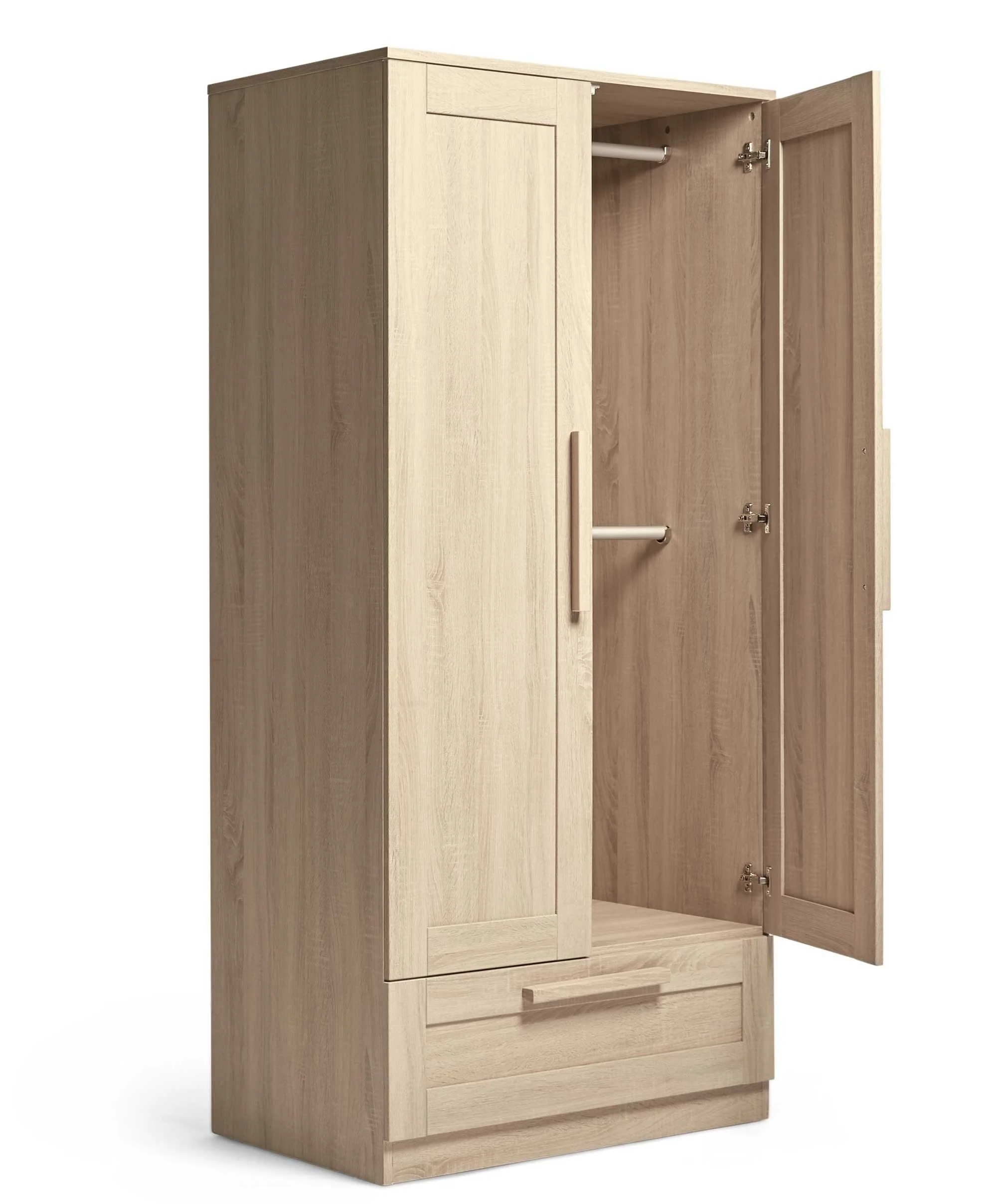 Atlas Wardrobe - Light Oak - Image 9