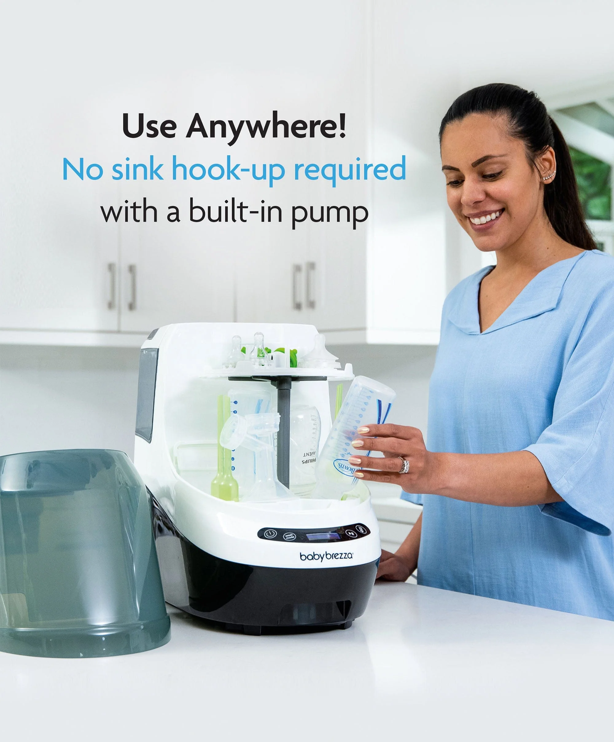 Babybrezza Bottle Washer Pro - Black - Image 5