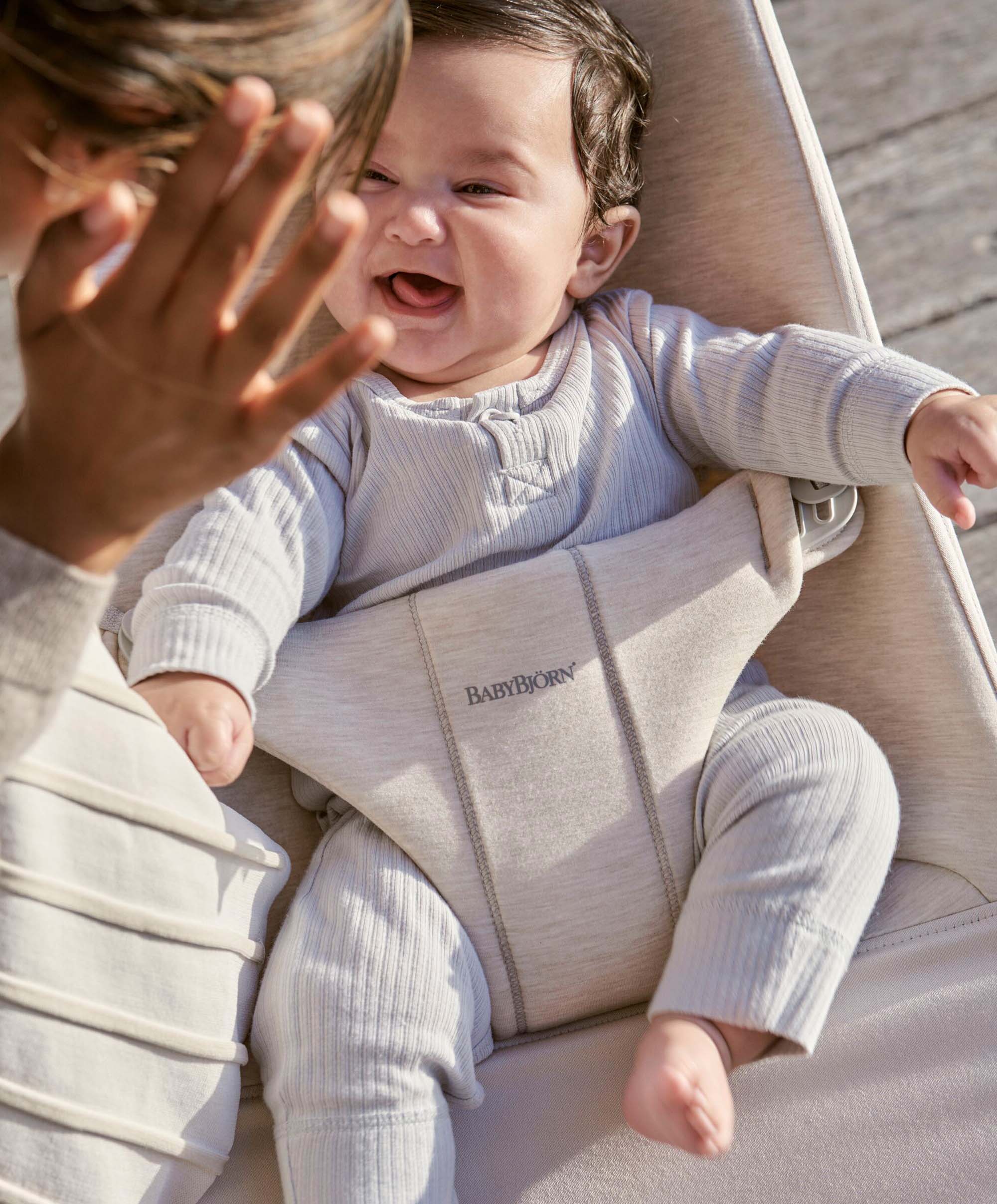 BabyBjorn Baby Bouncer Bliss - Light Beige - Image 2