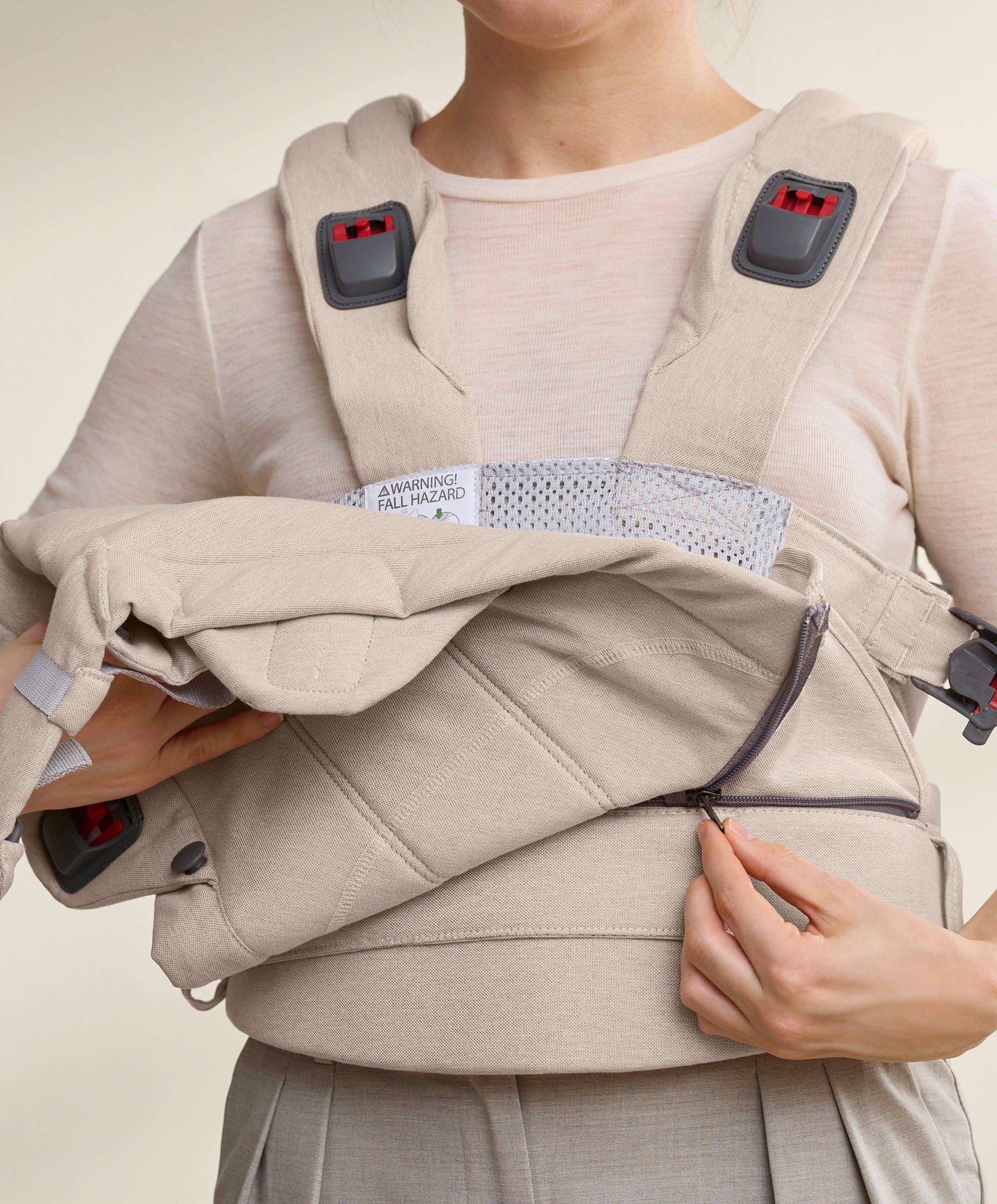 BabyBjörn Baby Carrier Harmony - Light Beige - Image 5