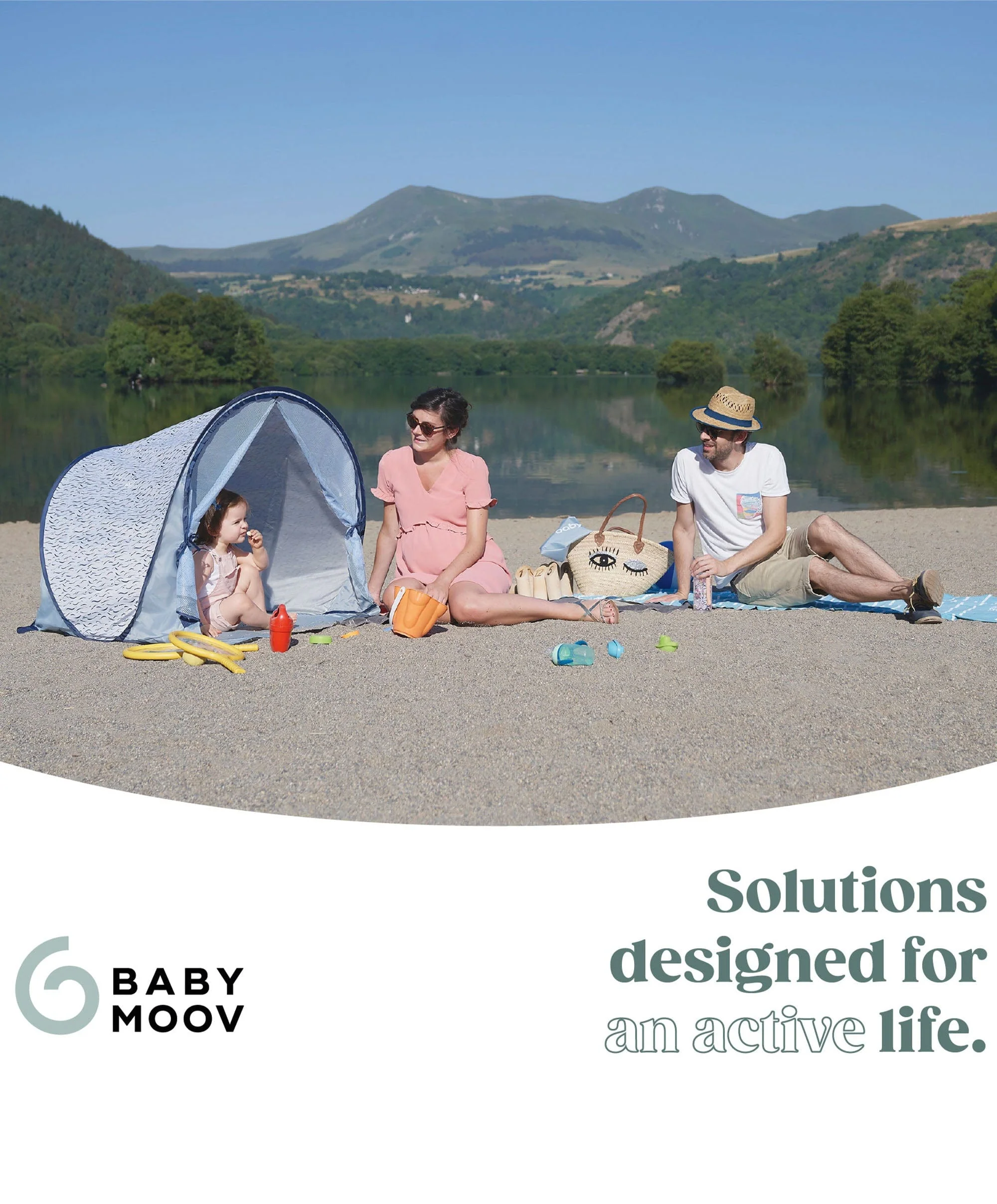 Babymoov Anti UV Summer Tent UPF 50+ Protection - Waves - Image 8
