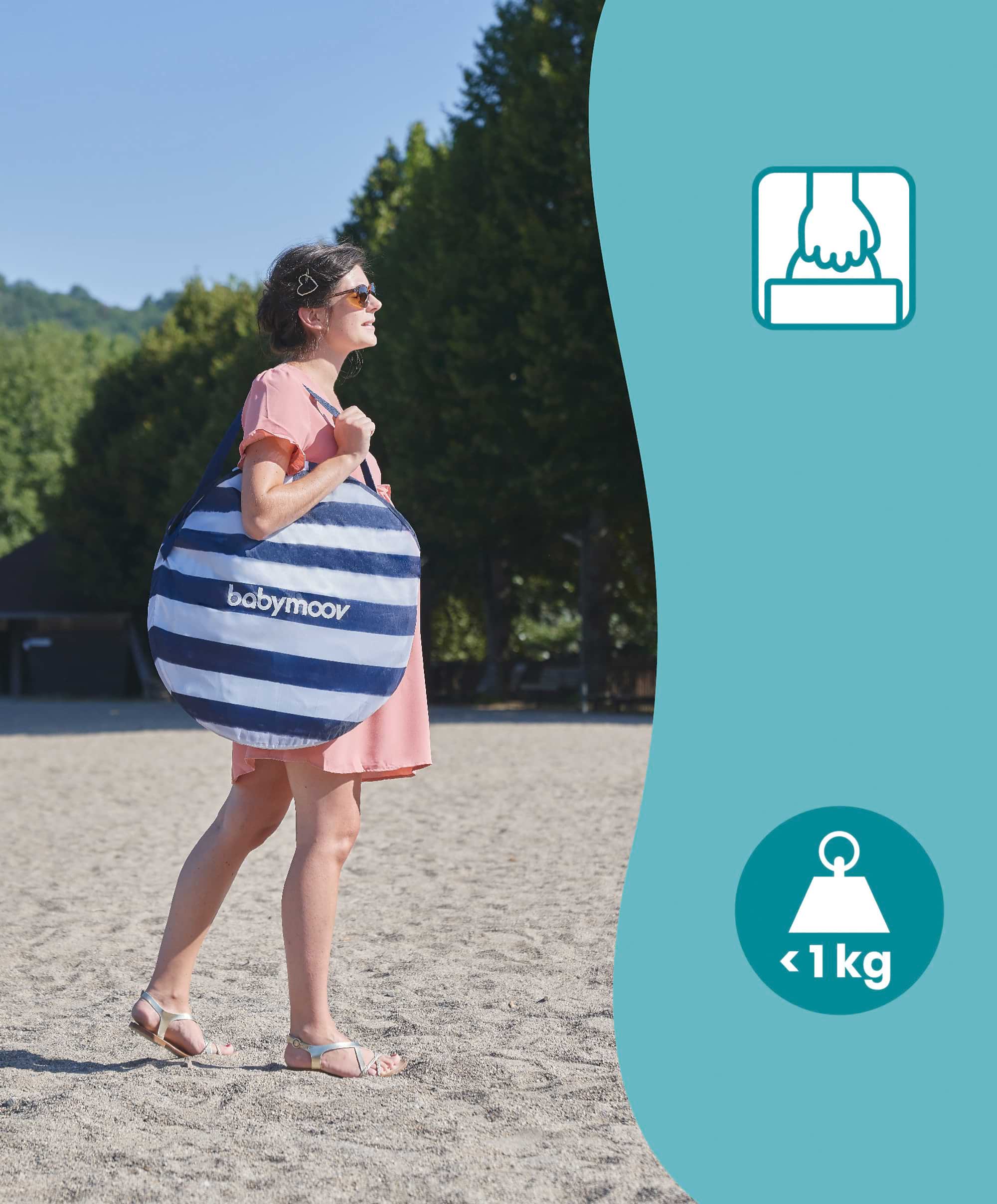 Babymoov Anti-UV Tent 50+ UPF Protection - Mariniere - Image 14
