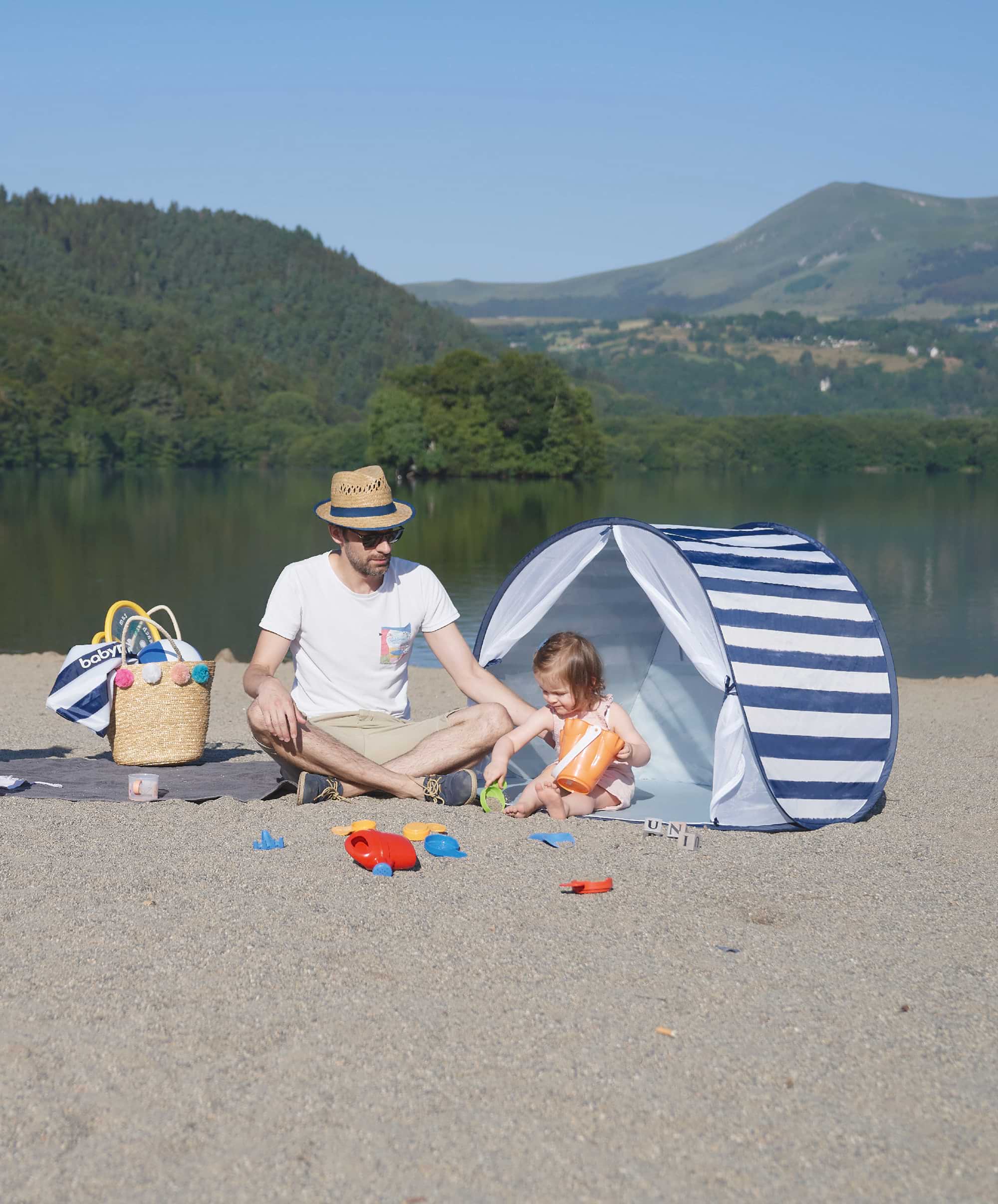Babymoov Anti-UV Tent 50+ UPF Protection - Mariniere - Image 18
