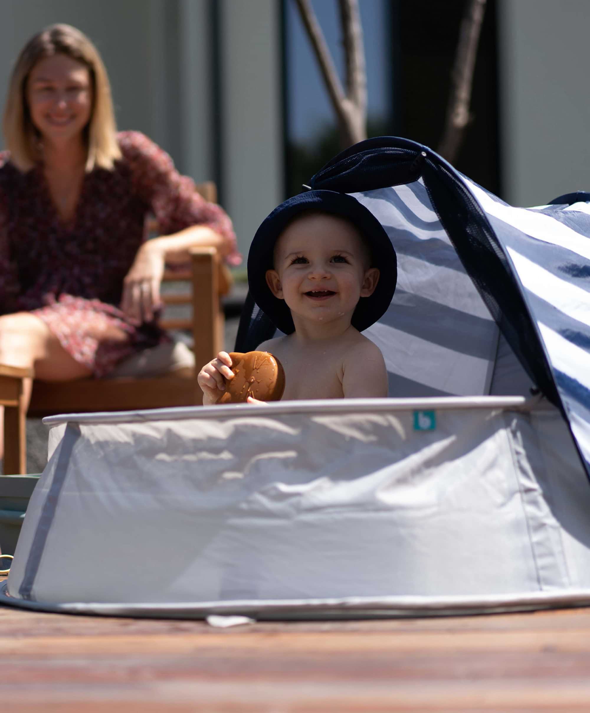 Babymoov Aquani Anti-UV Tent, Paddling Pool & Playpen UPF 50+ - Mariniere - Image 10