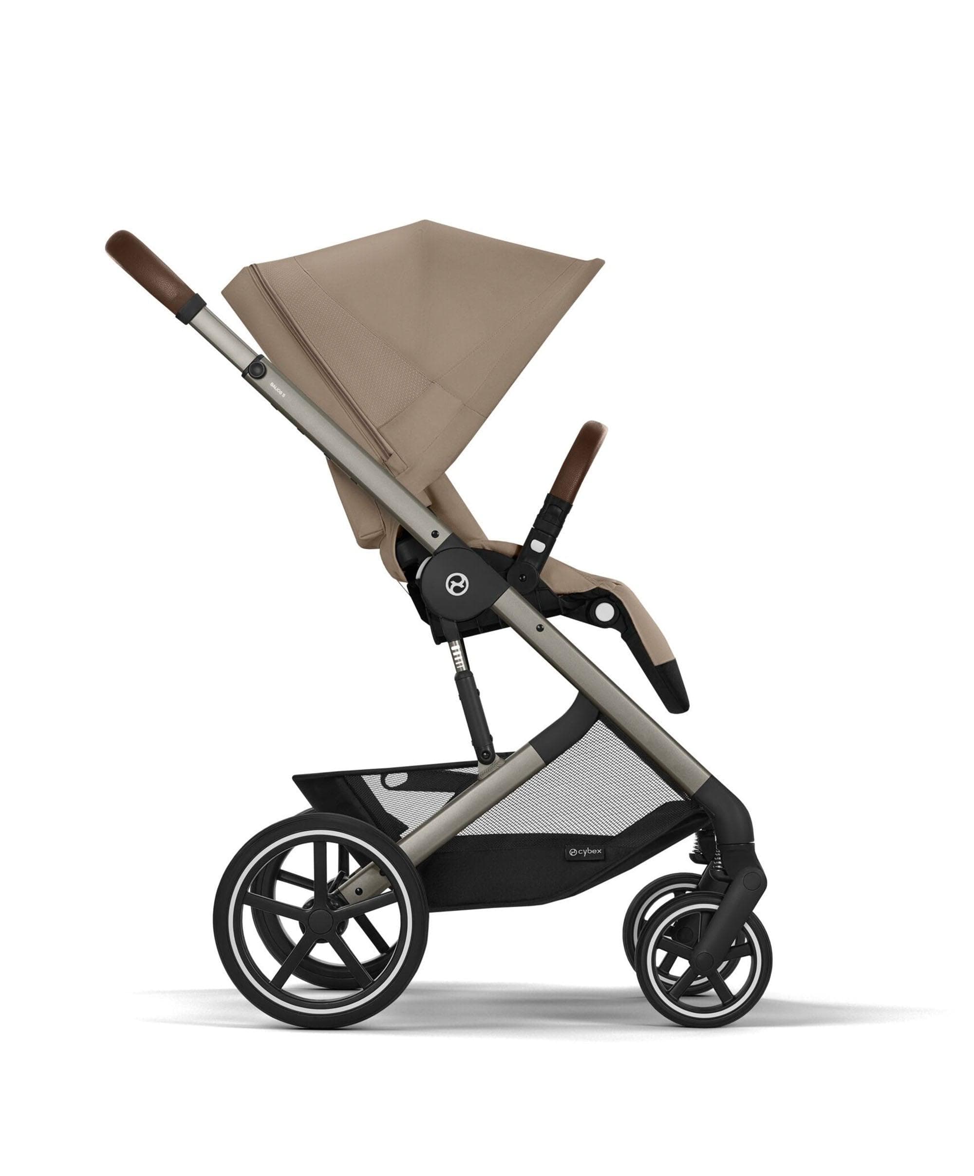 Cybex Balios S Lux Pushchair Bundle With Cybex Cloud T i-Size + Baby Car Seat & Base (7 Pieces) - Almond Beige - Image 5