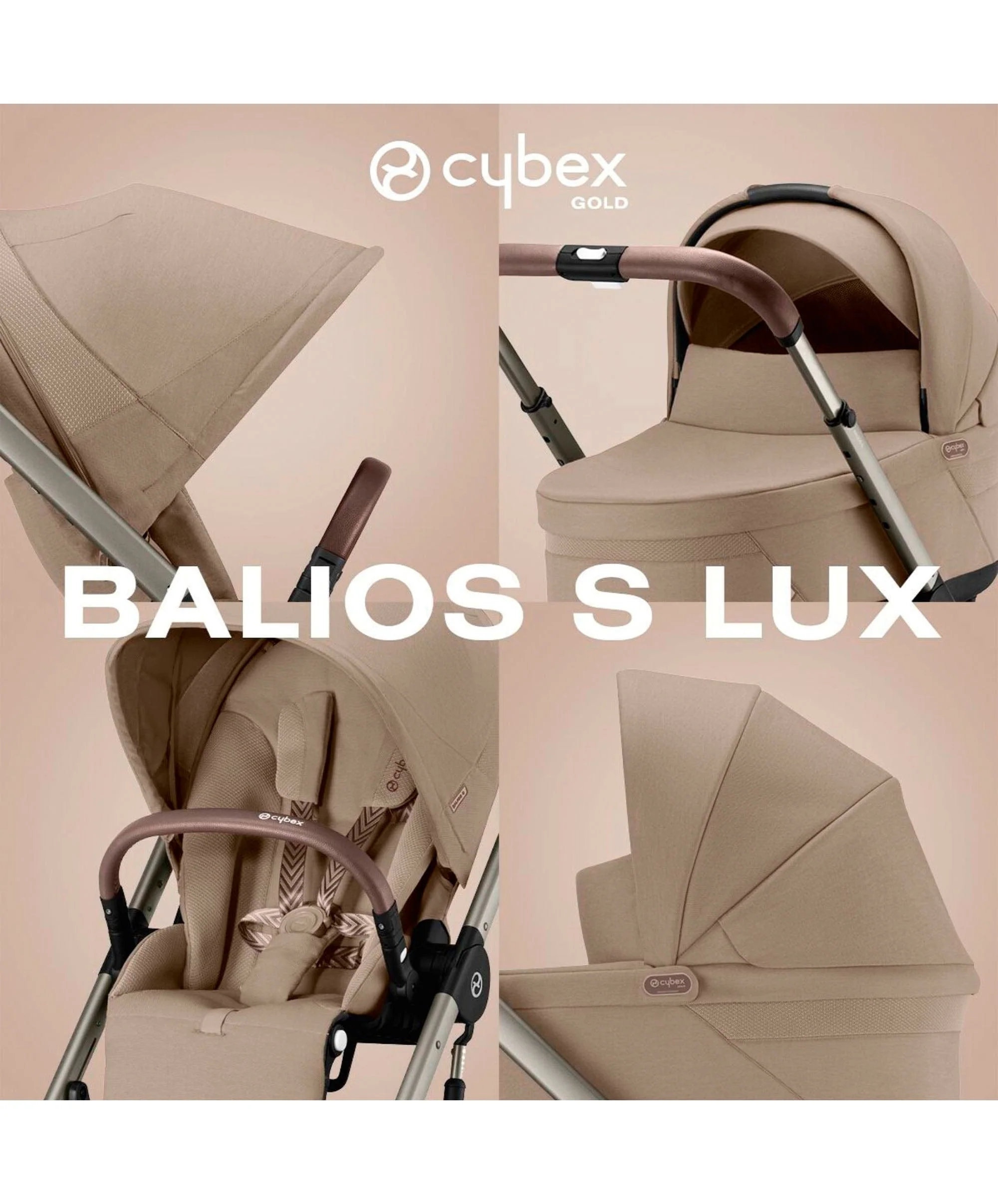Cybex Balios S Lux Pushchair Almond Beige - Image 8