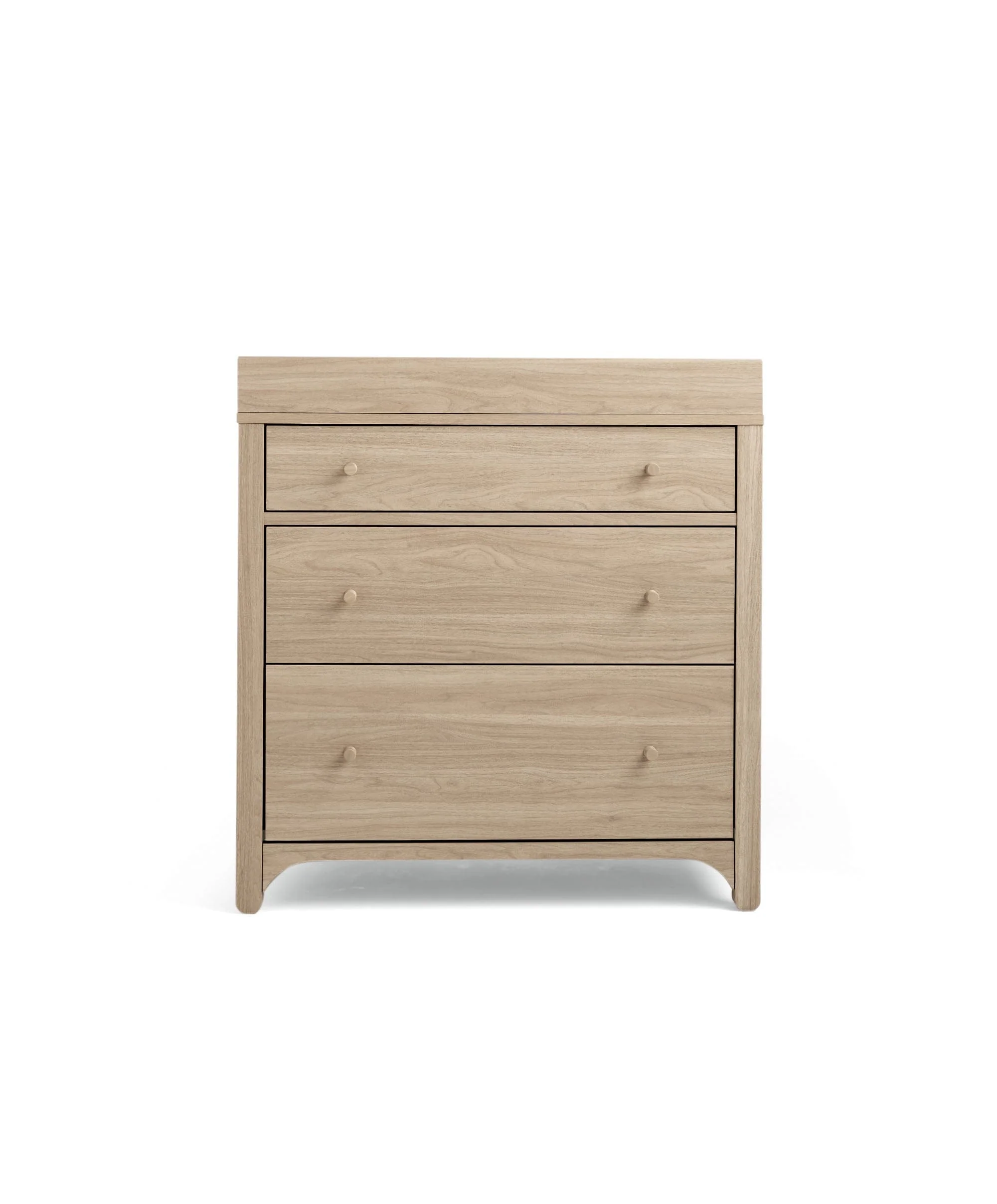 Barton 3 Piece Cotbed Range with Dresser Changer & Wardrobe - Oak - Image 8