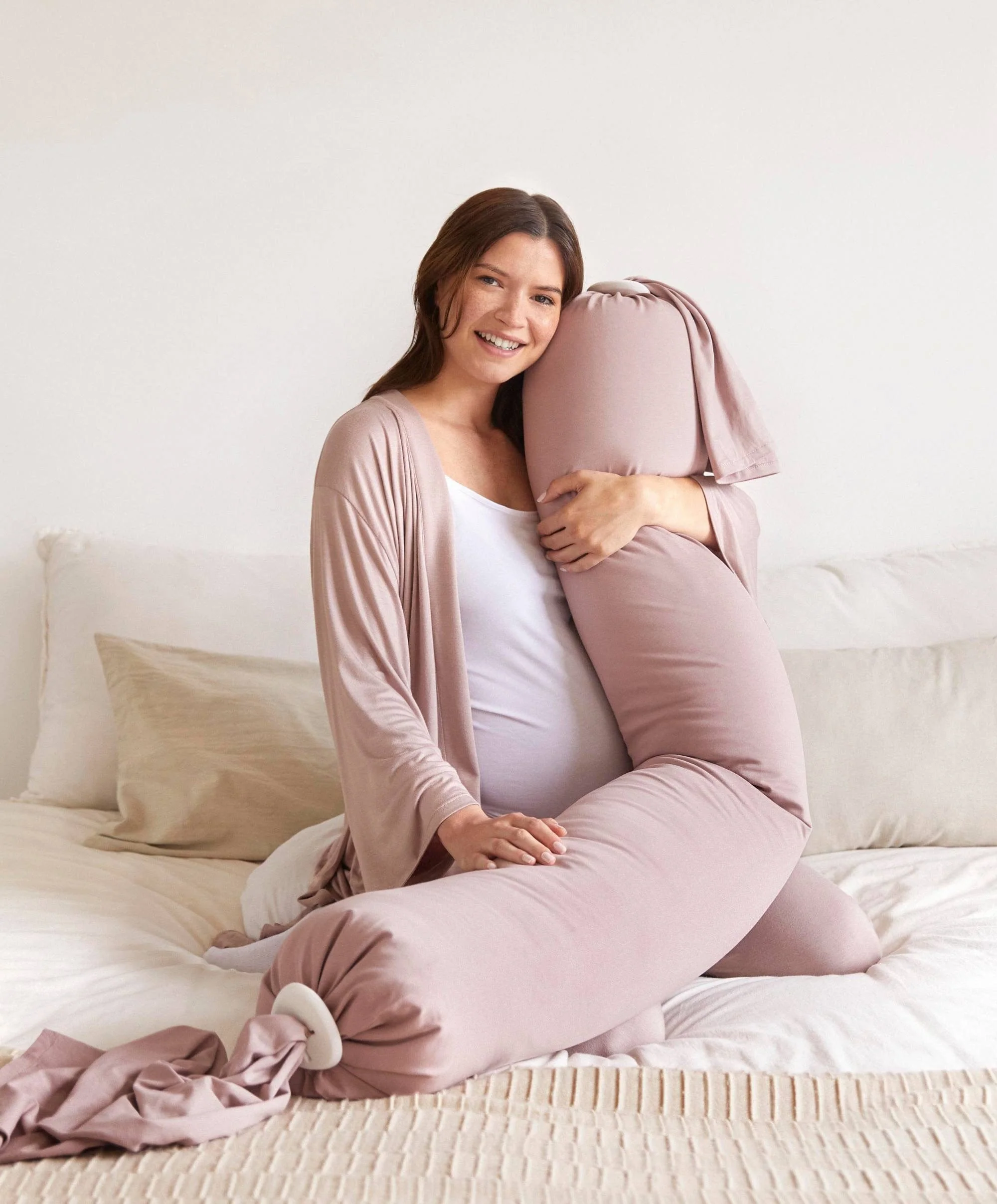bbhugme™ Pregnancy Pillow Kit - Dusty Pink - Image 11
