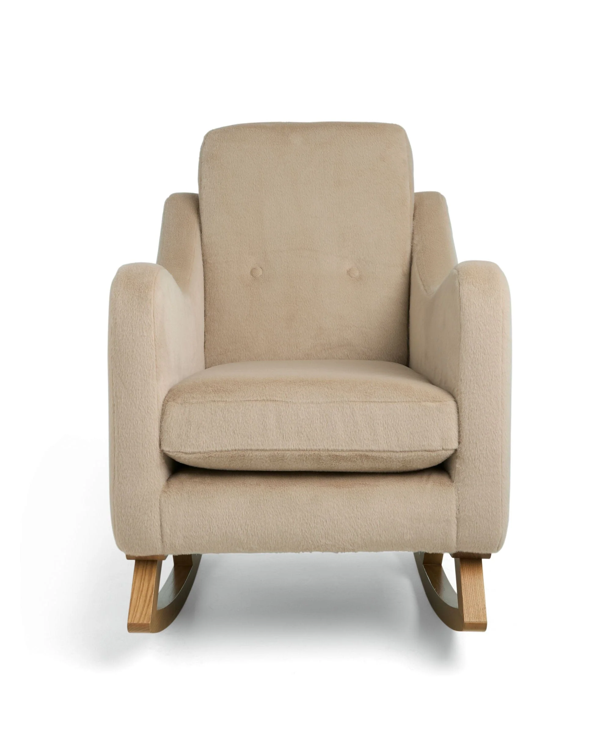 Bowdon Nursing Chair & Footstool Set - Almond Sherpa - Image 5