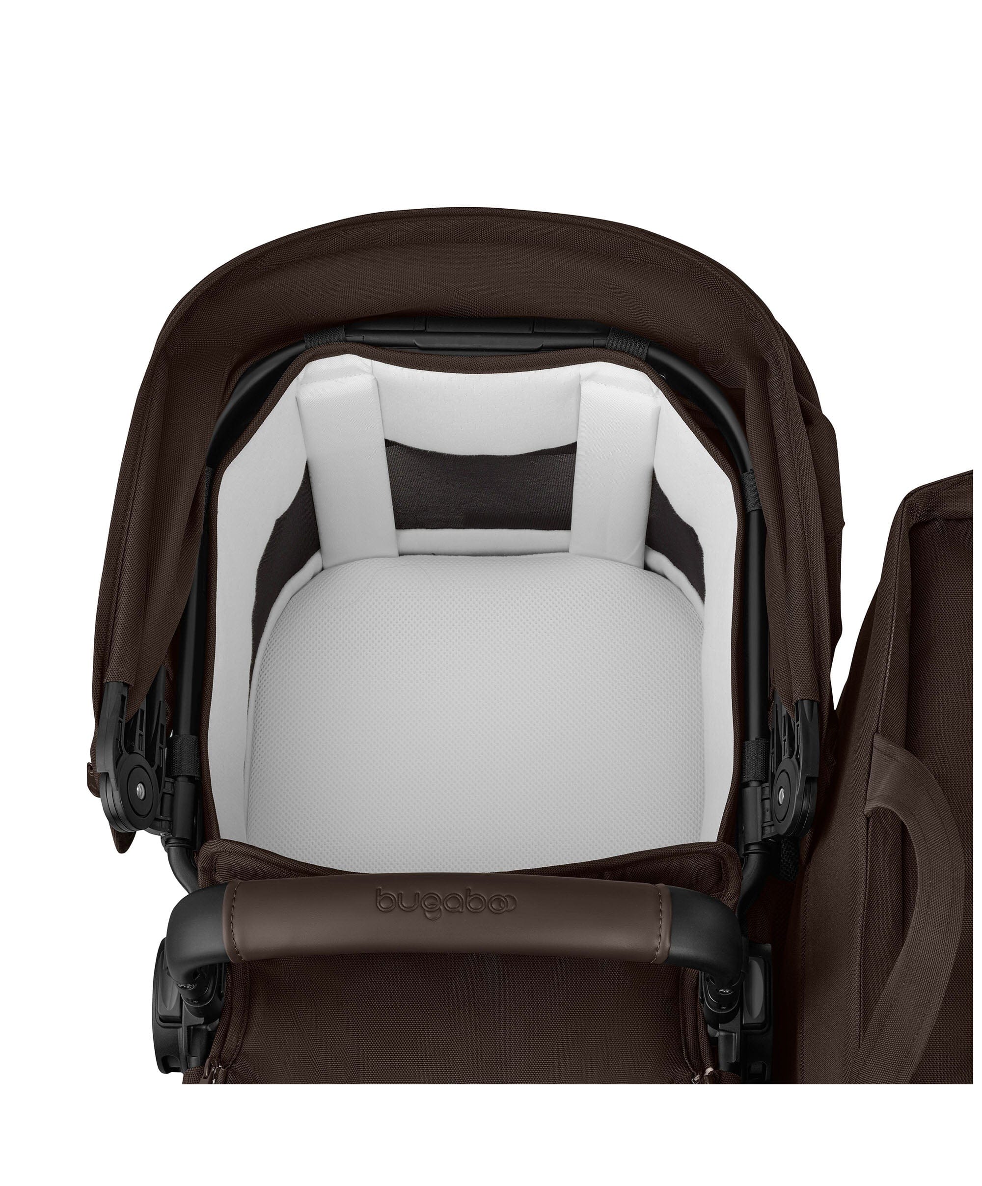 Bugaboo Donkey 6 Twin Carrycot Fabric Complete - Cocoa Brown - Image 3