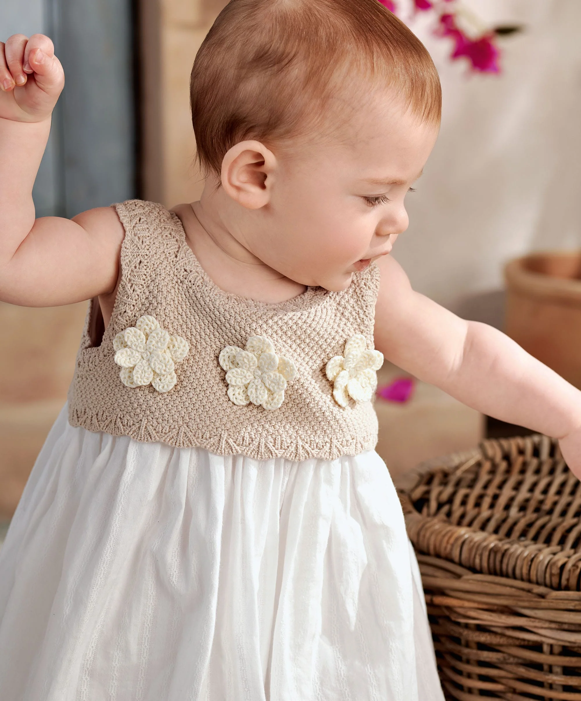 Crochet Woven Summer Dress - Image 4