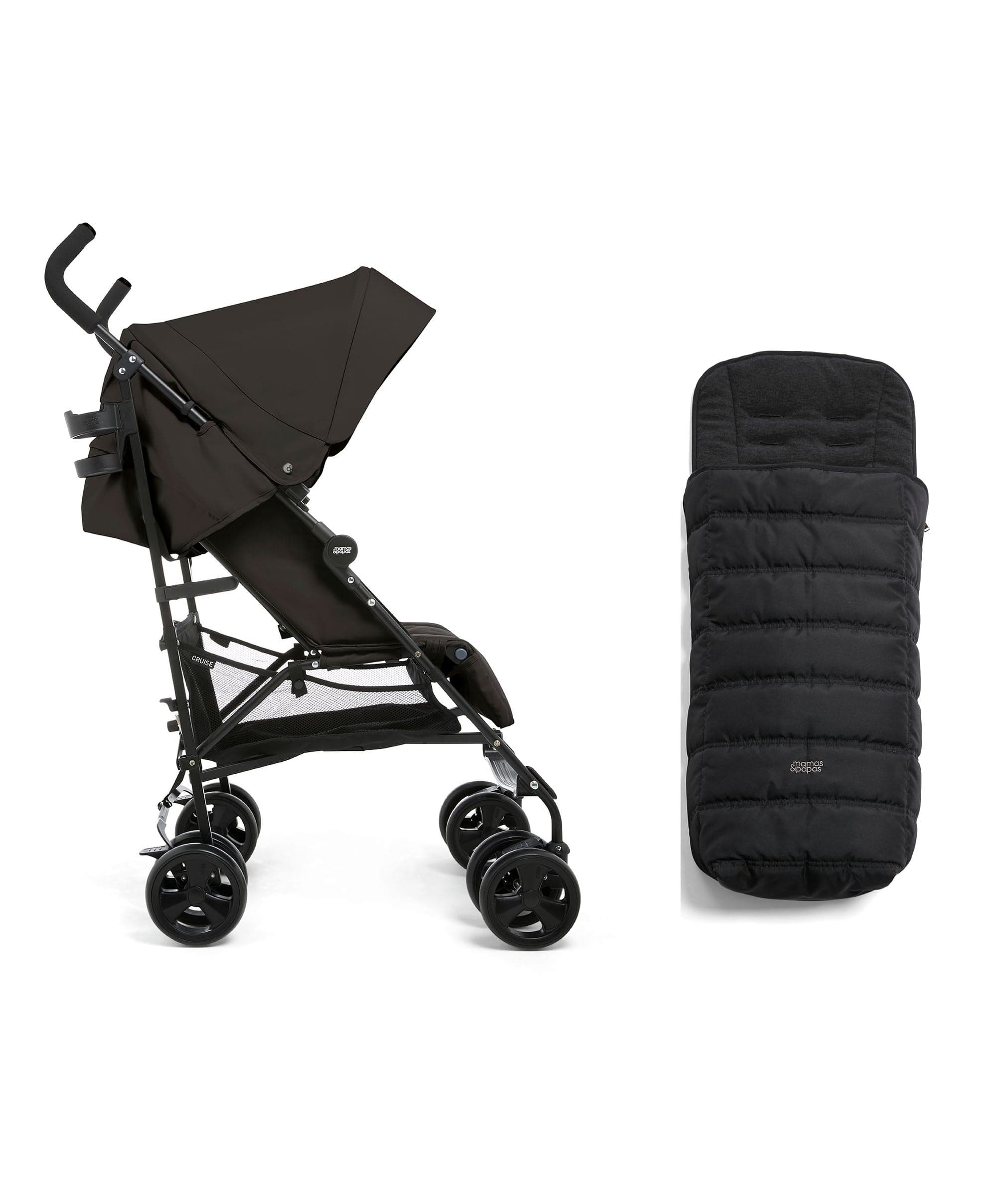 Cruise Buggy & Footmuff Bundle - Black