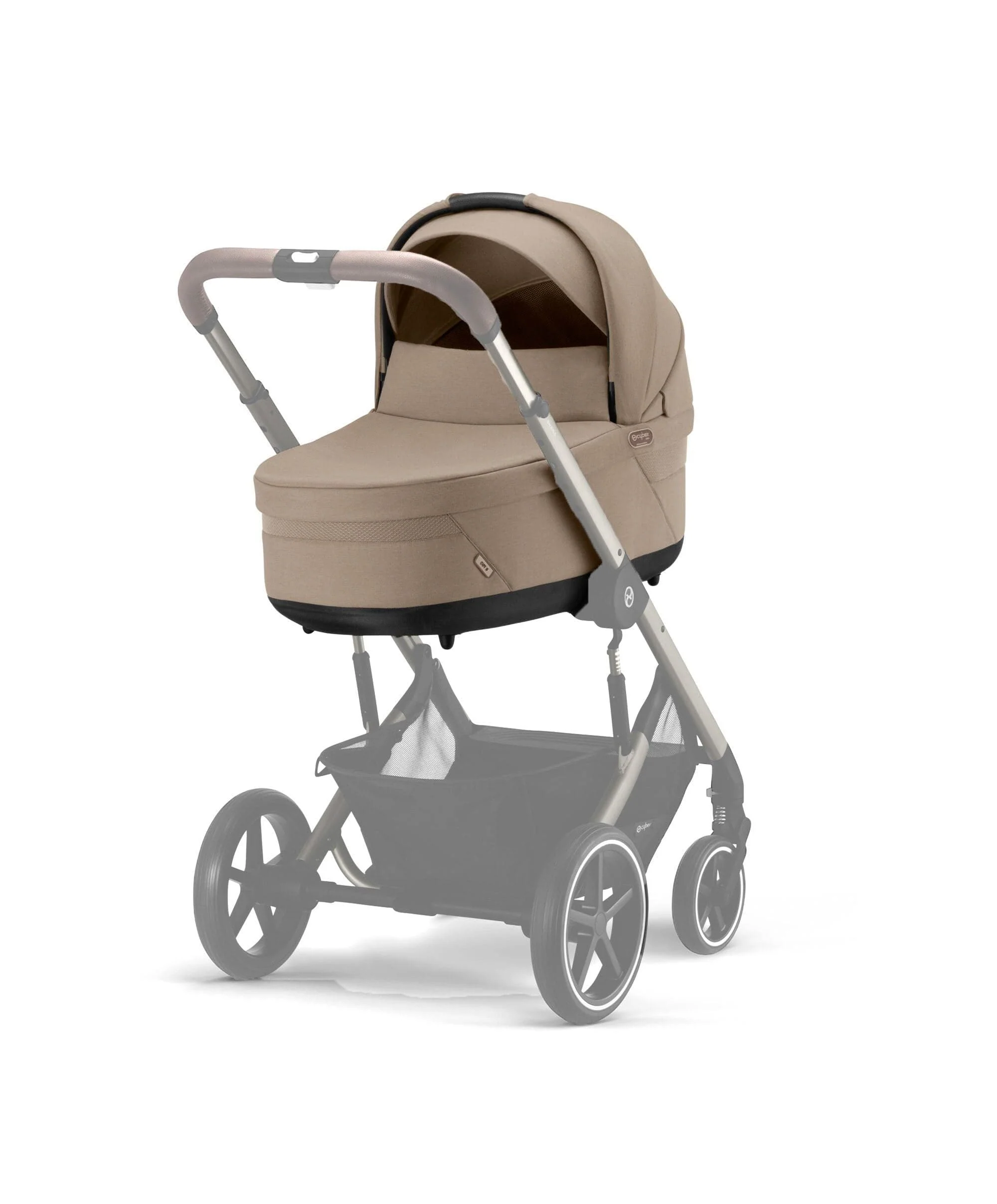 Cybex Balios S Lux Carrycot - Almond Beige - Image 6