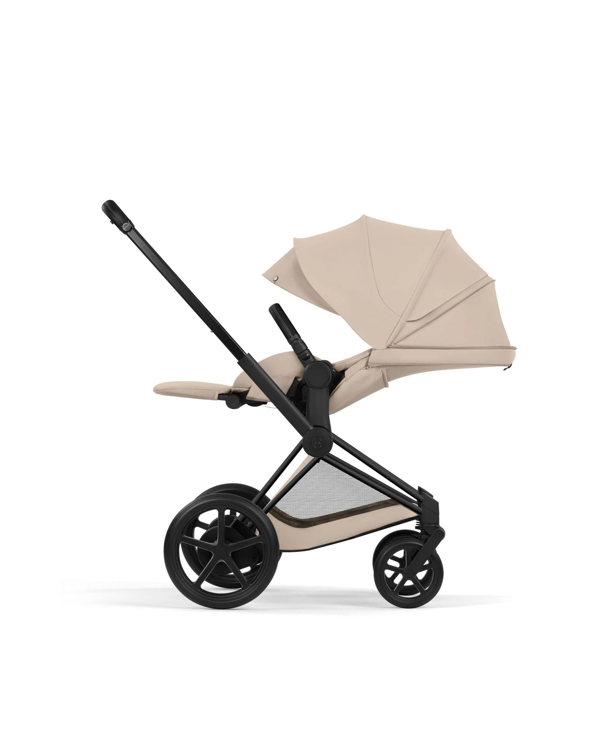 Cybex e-Priam Pushchair & Carry Cot - Cozy Beige - Image 6