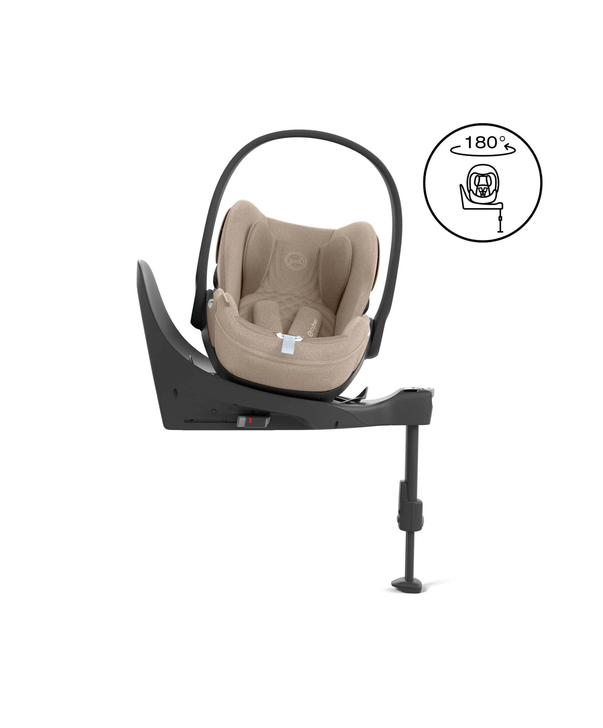 Cybex Gazelle S Pushchair Bundle with Cloud T i-Size Baby Car Seat & Base (7 Pieces) - Almond Beige - Image 14