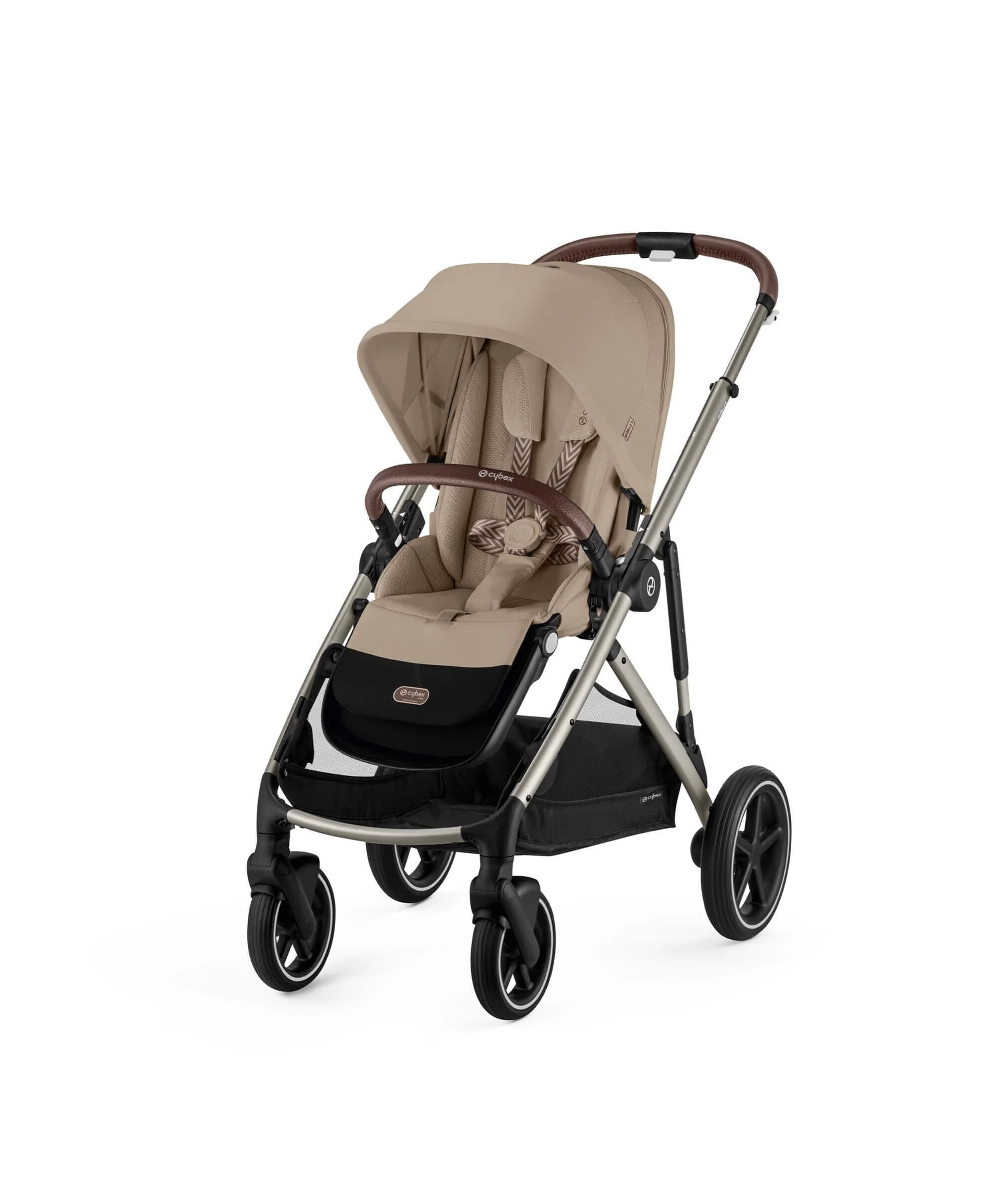 Cybex Gazelle S Twin Pushchair Bundle (12 Pieces) - Almond Beige - Image 2