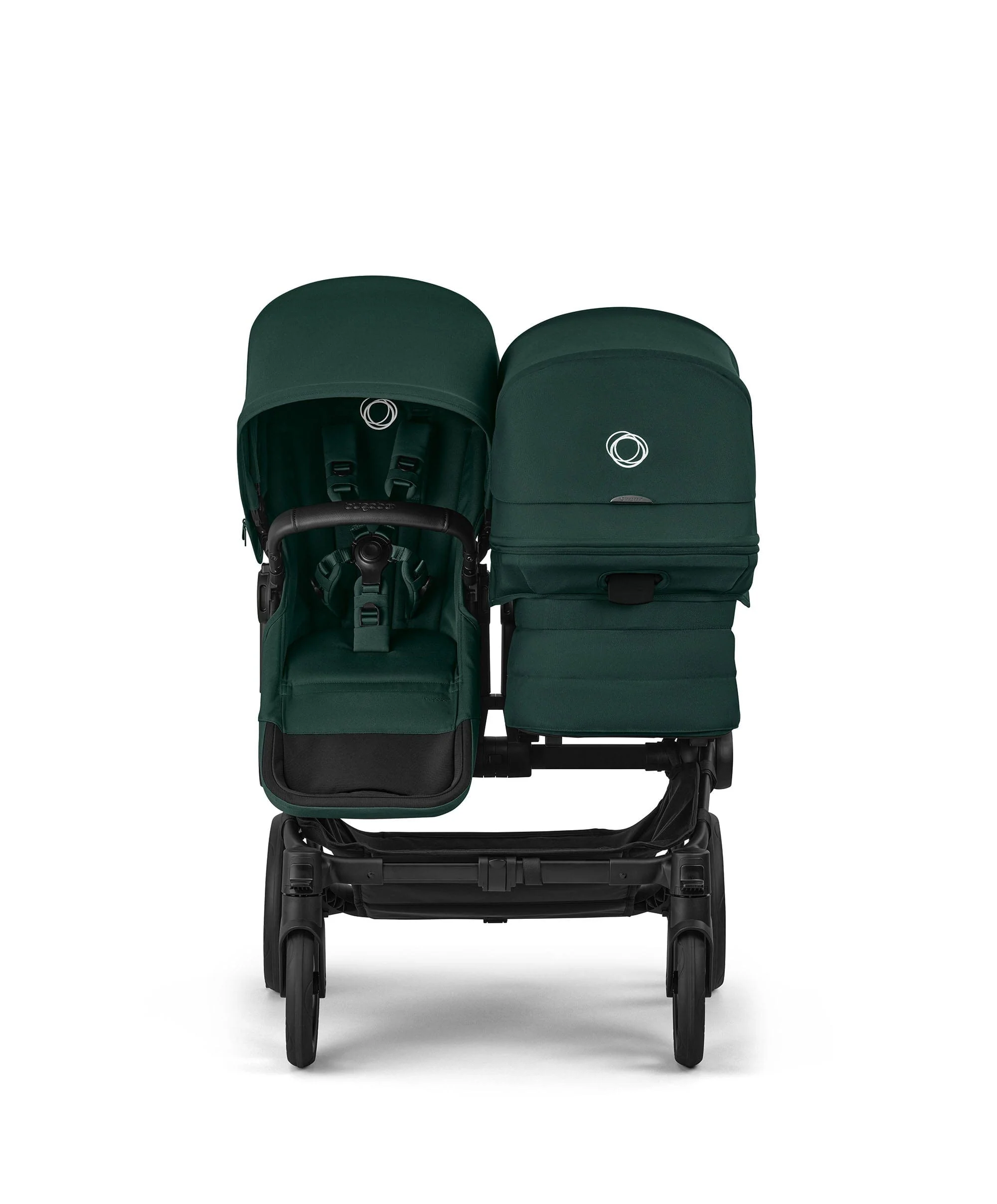 Bugaboo Donkey 6 Double Essential Pushchair Bundle (5 Pieces) - Fern Green - Image 7