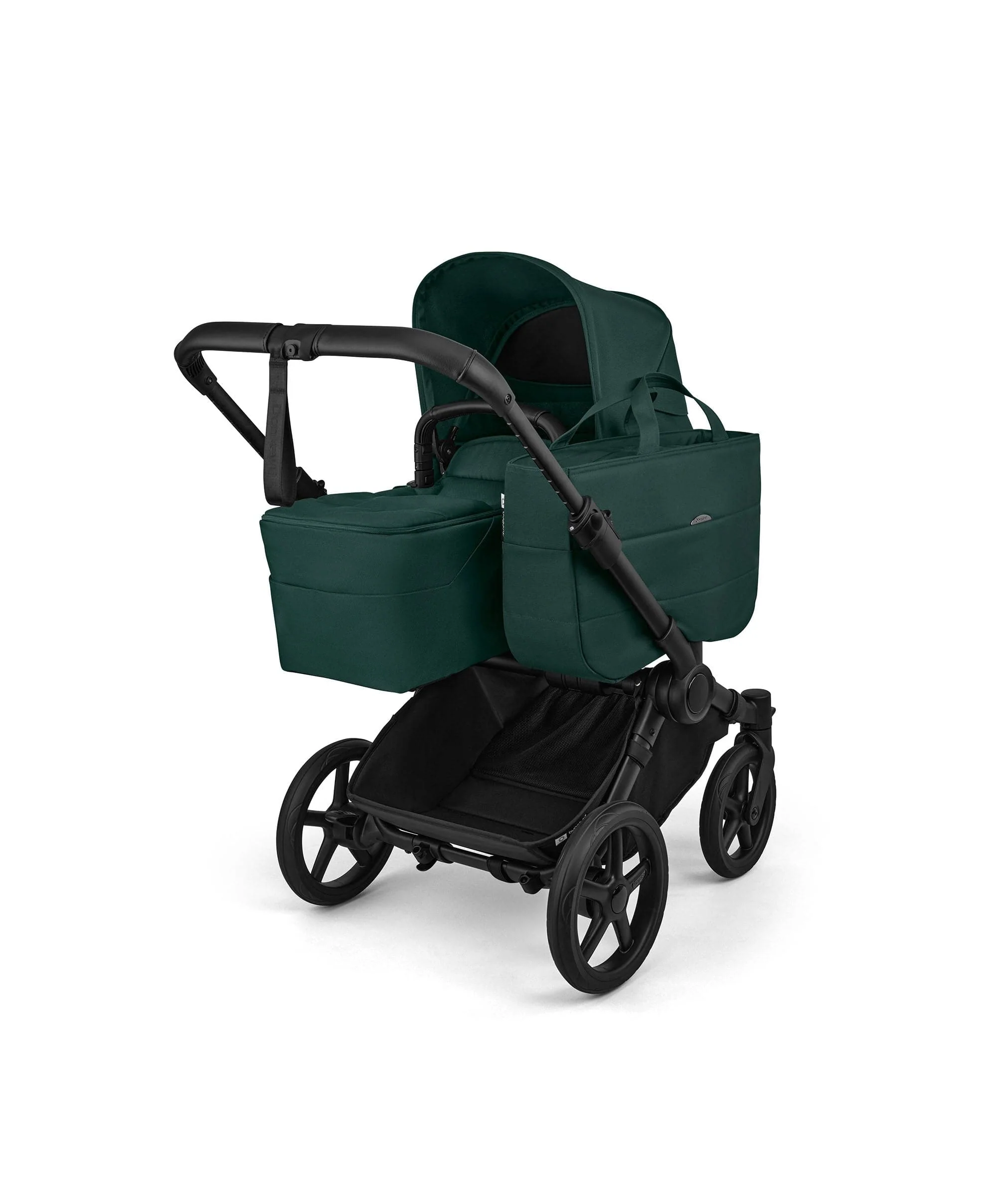 Donkey 6 Twin Essential Bundle With Cybex Cloud T i-Size Rotating Baby Car Seat (10 Pieces) - Fern Green - Image 5