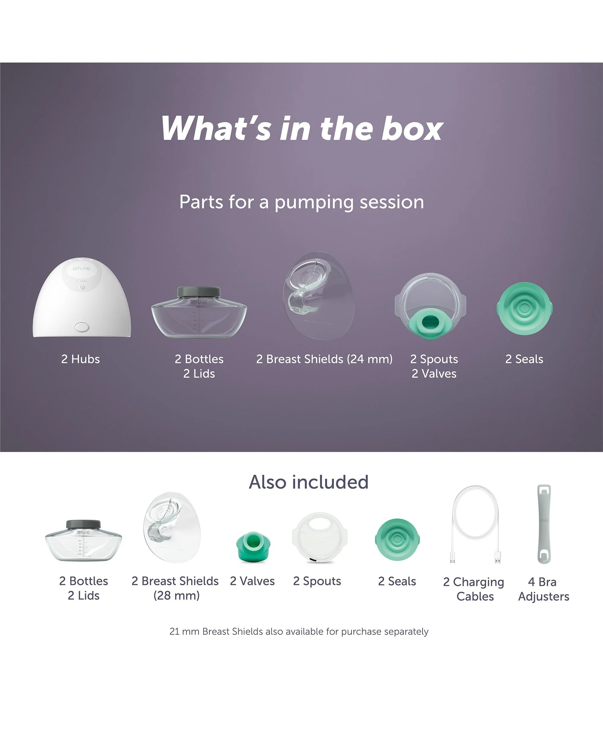 Elvie Double Electric Breast Pump - Image 20