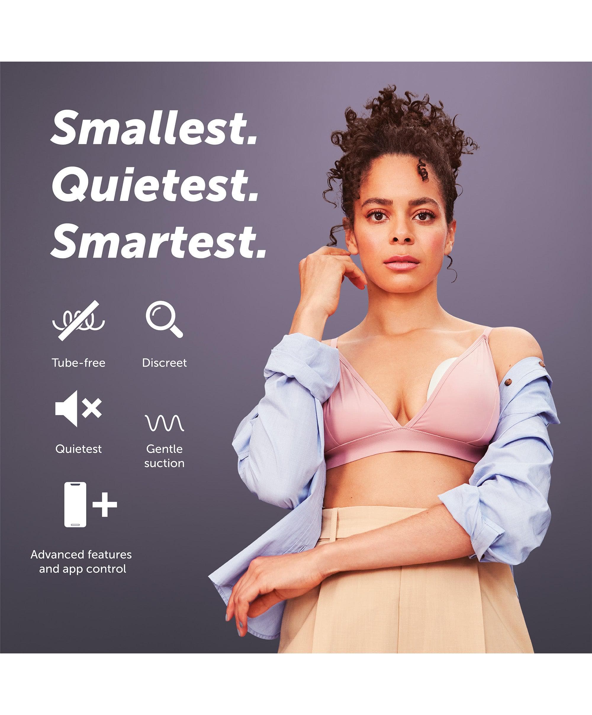 Elvie Single Electric Breast Pump & Elvie Milk Storage Bags - Image 9