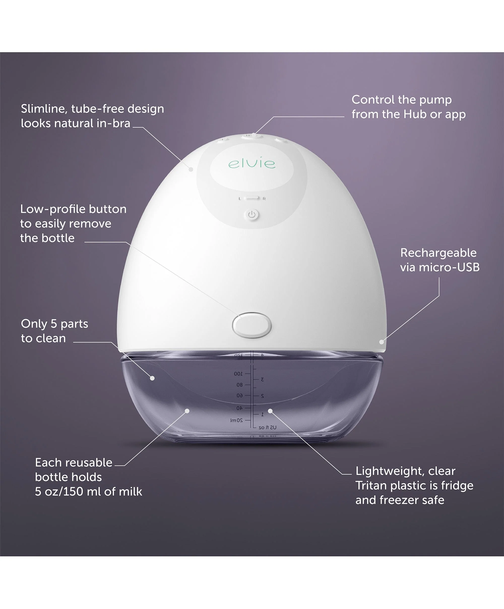 Elvie Single Electric Breast Pump - Image 19