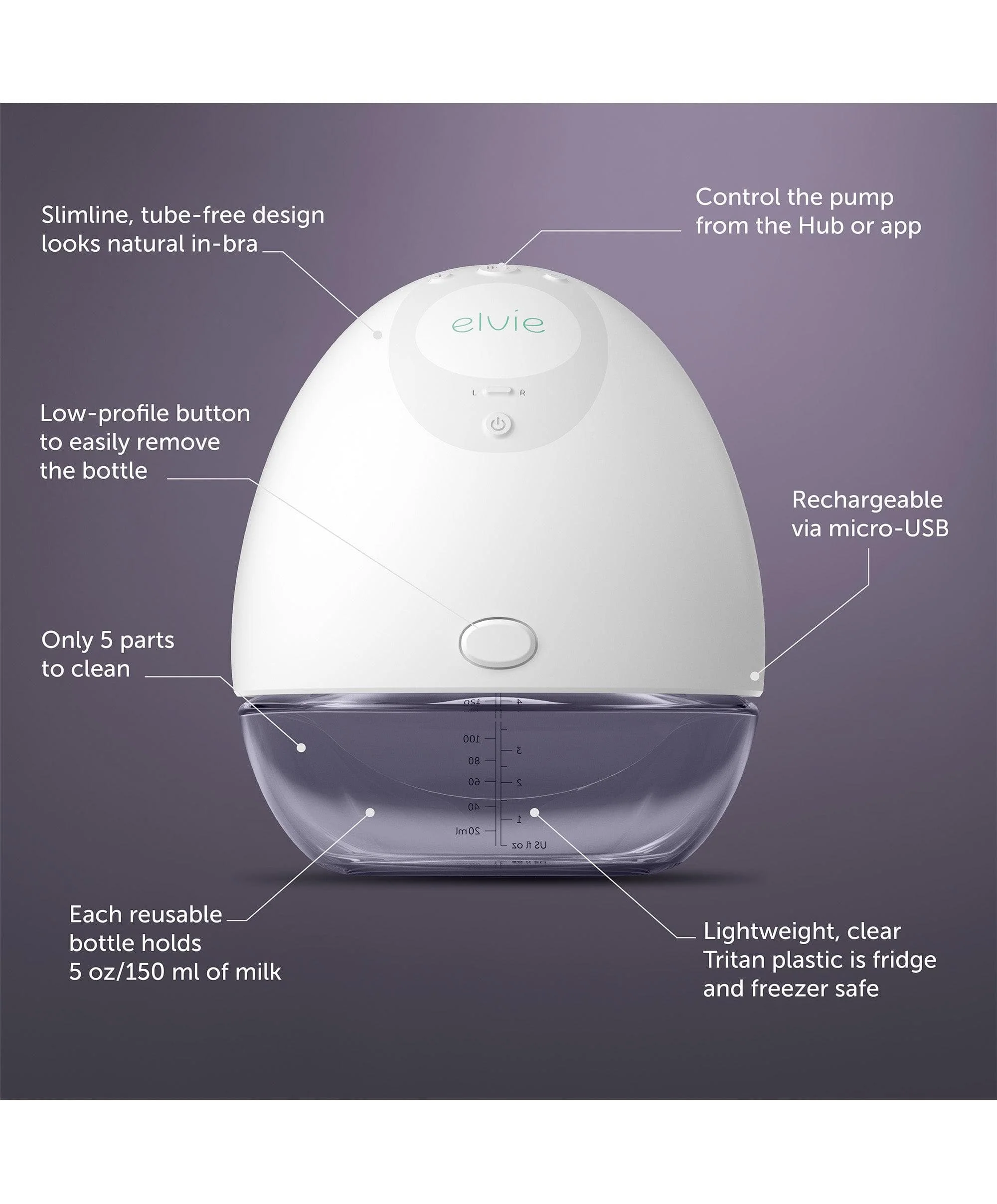 Elvie Single Electric Breast Pump - Image 9