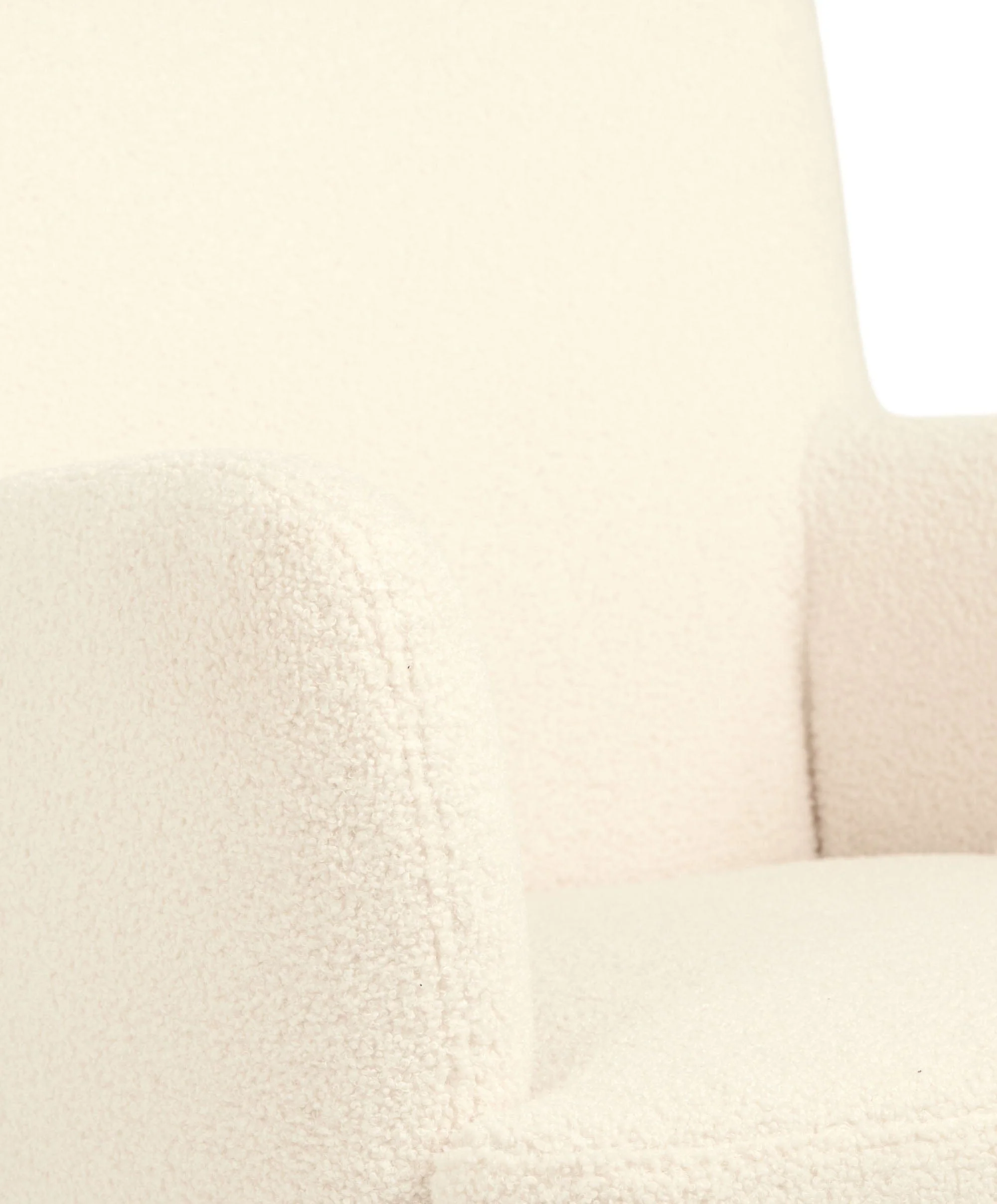 Elwood Nursing Chair - Off White Boucle - Image 4
