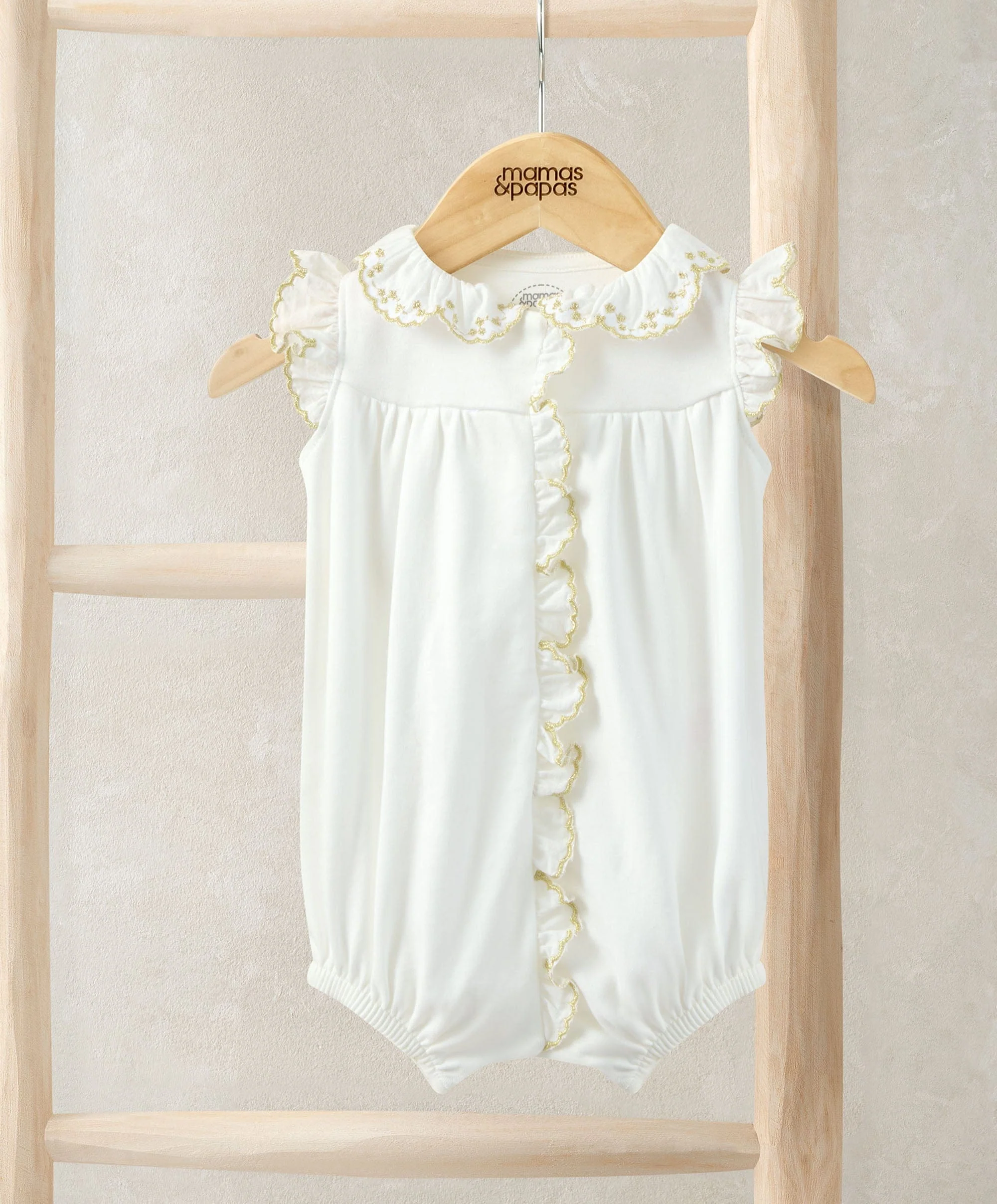 Embroidered Romper