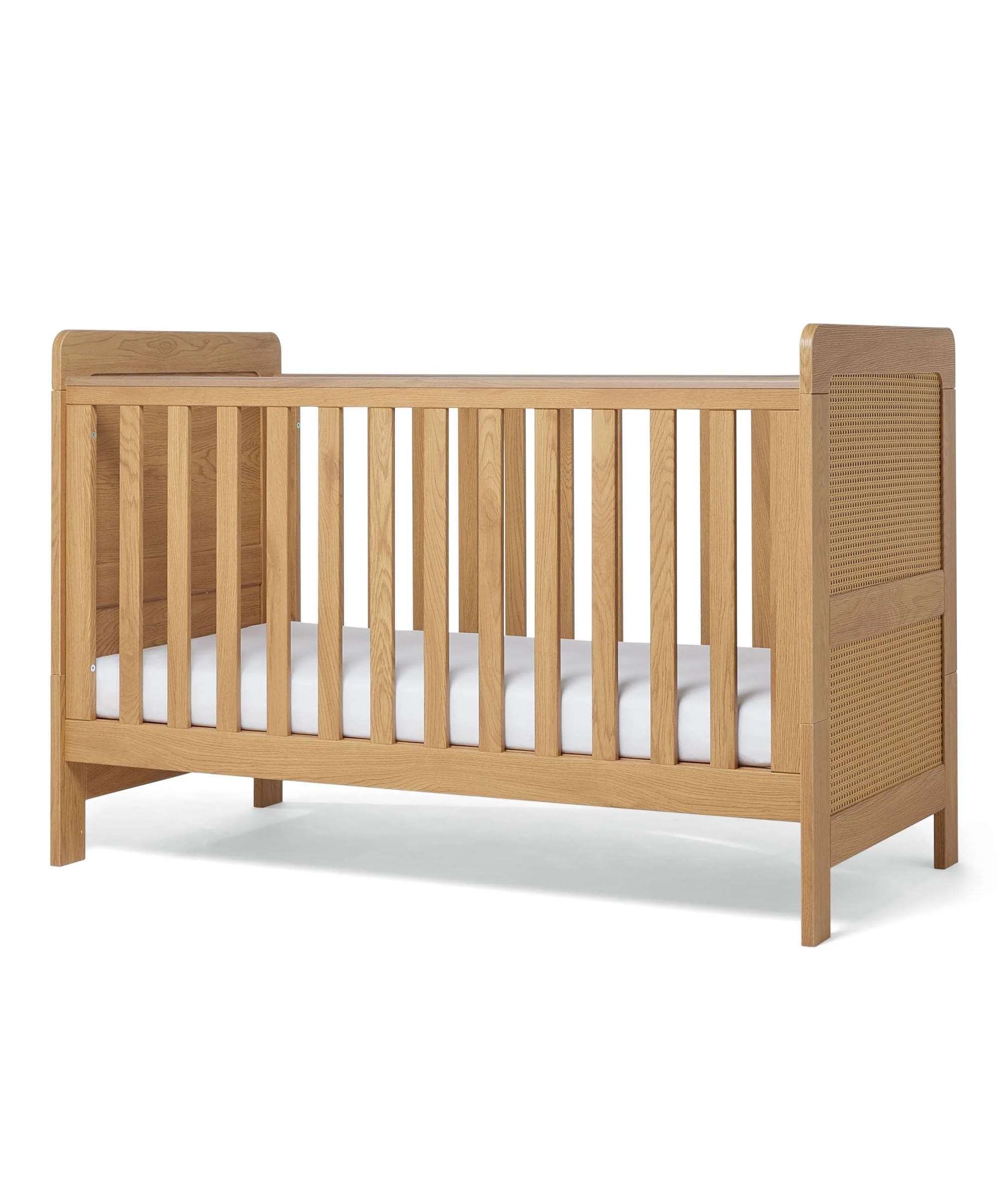 Esna Nursery Bundle with Lua Bedside Crib (6 Piece) – Rattan - Image 3