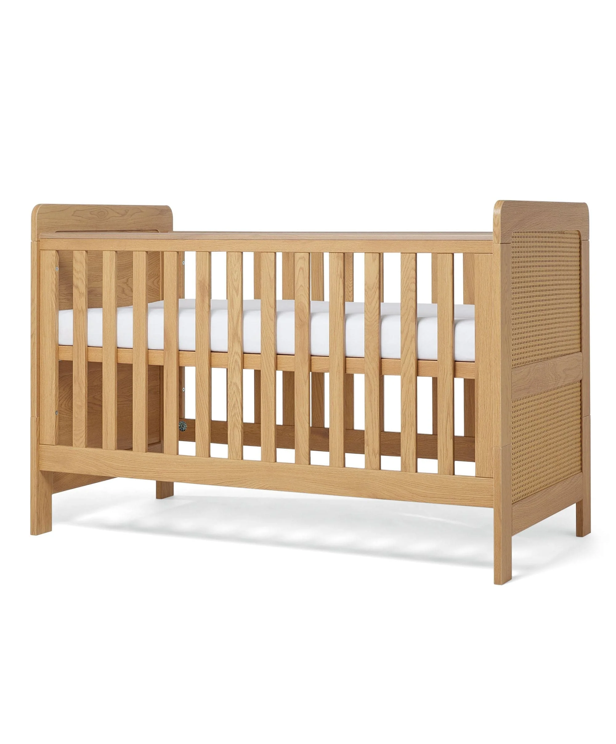 Esna Nursery Bundle with Lua Bedside Crib (6 Piece) – Rattan - Image 4