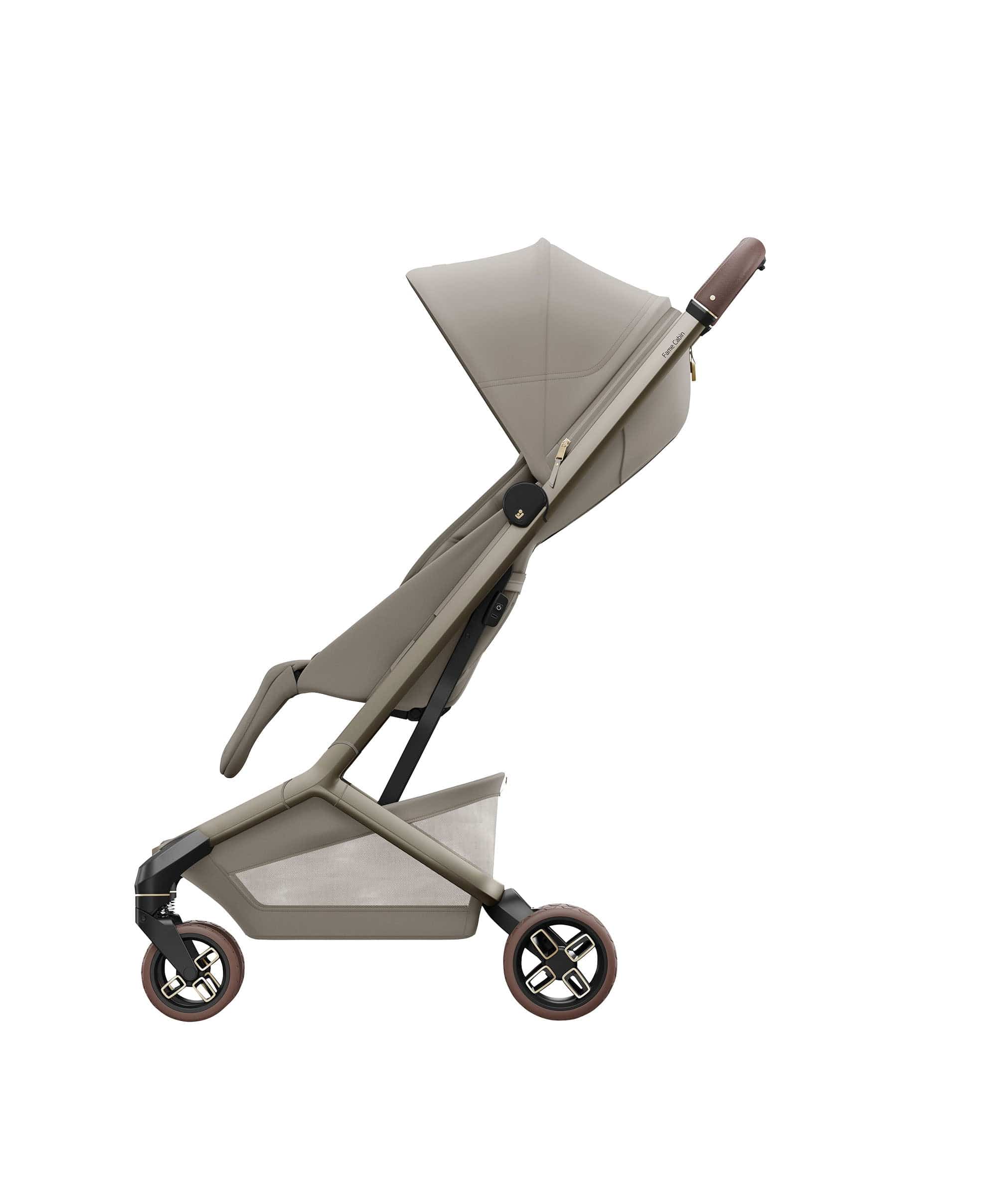 Maxi-Cosi Fame Cabin Pushchair Bundle with Maxi-Cosi Coral Slide Pro Car Seat & Base (5 Pieces) - Sapphire Sand - Image 3