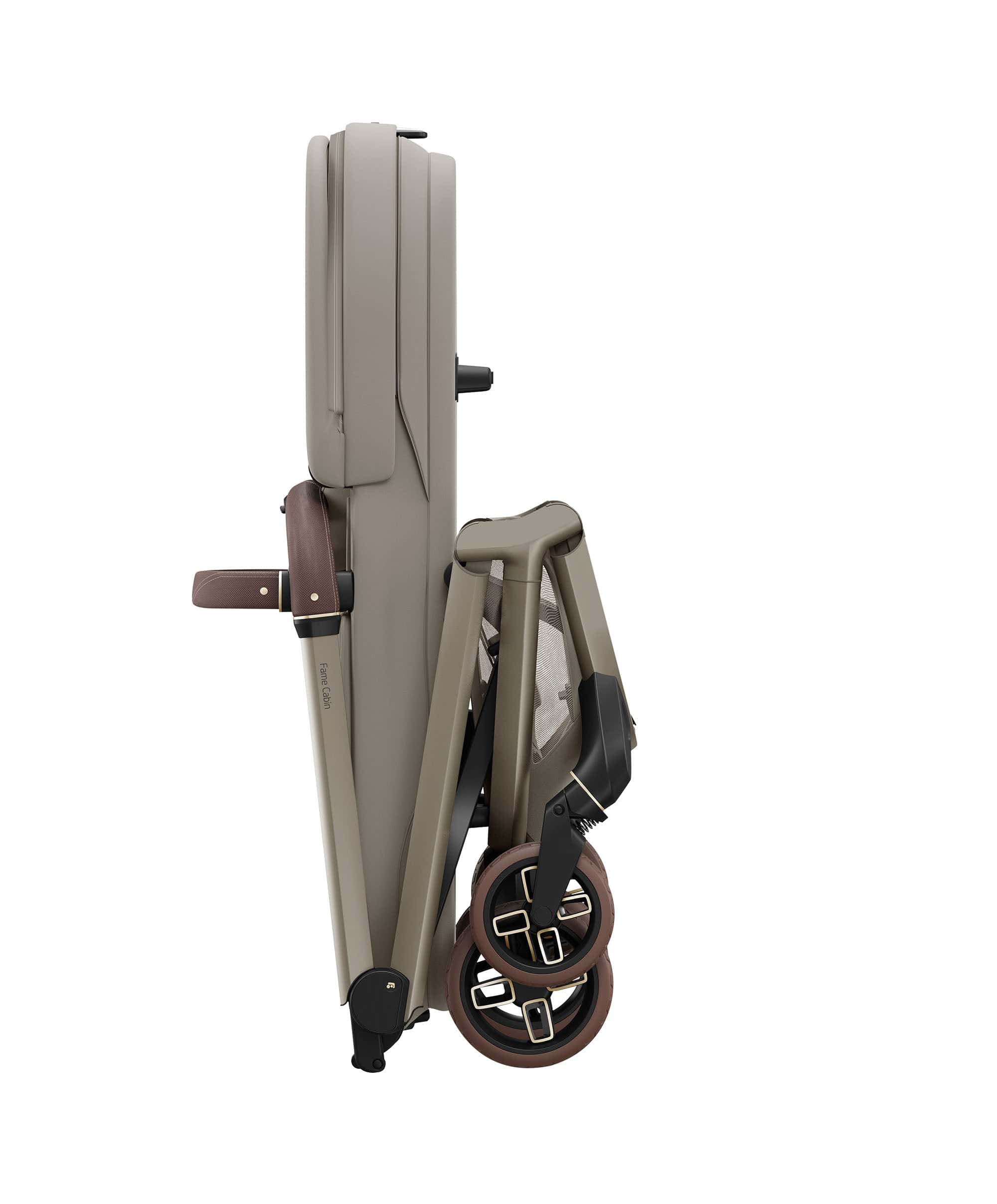 Maxi-Cosi Fame Cabin Pushchair Bundle with Maxi-Cosi Coral Slide Pro Car Seat & Base (5 Pieces) - Sapphire Sand - Image 8