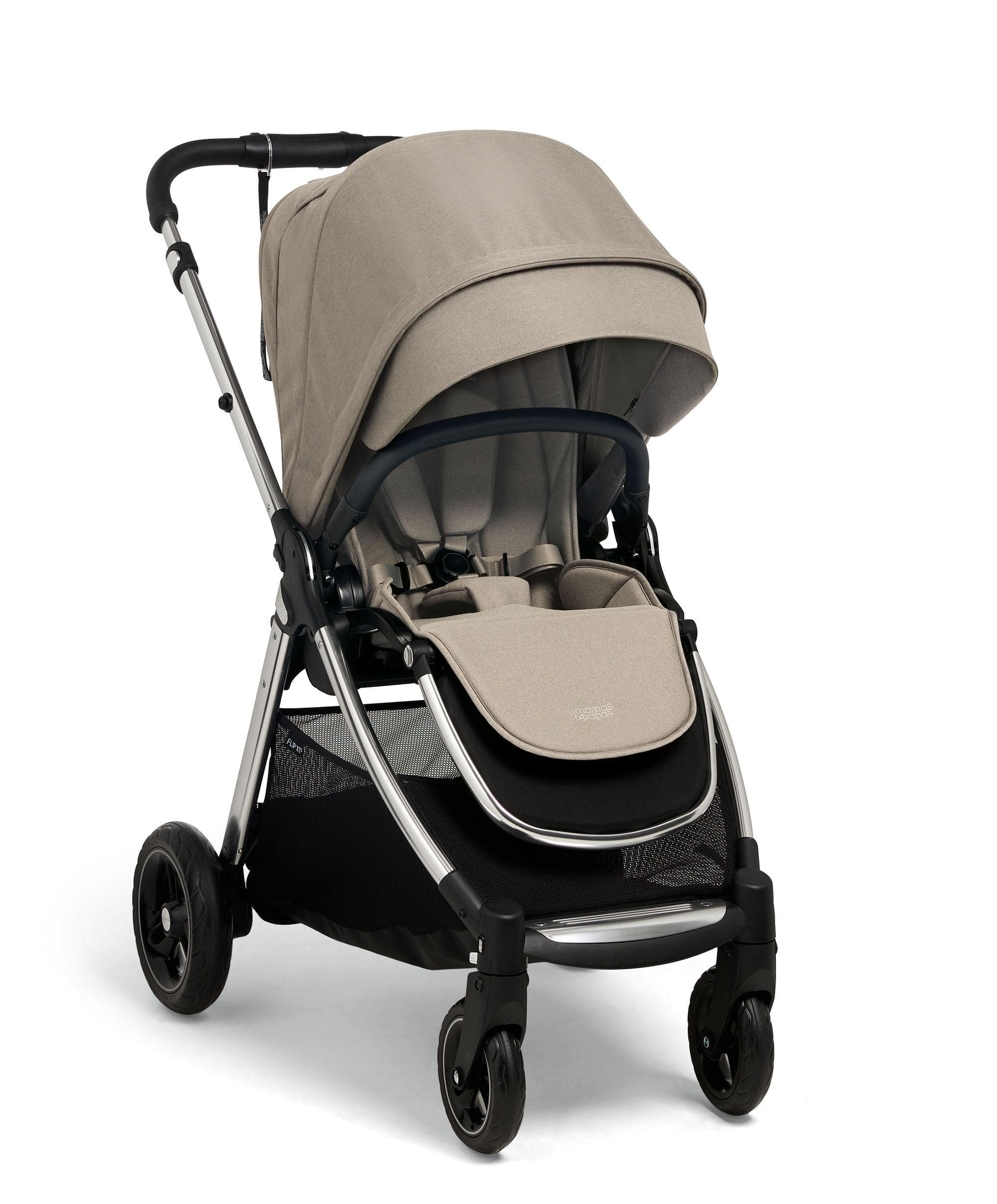 Flip XT³ Pushchair Bundle with Cybex Aton B2 i-Size Car Seat & Base (7 Pieces) - Fawn - Image 2