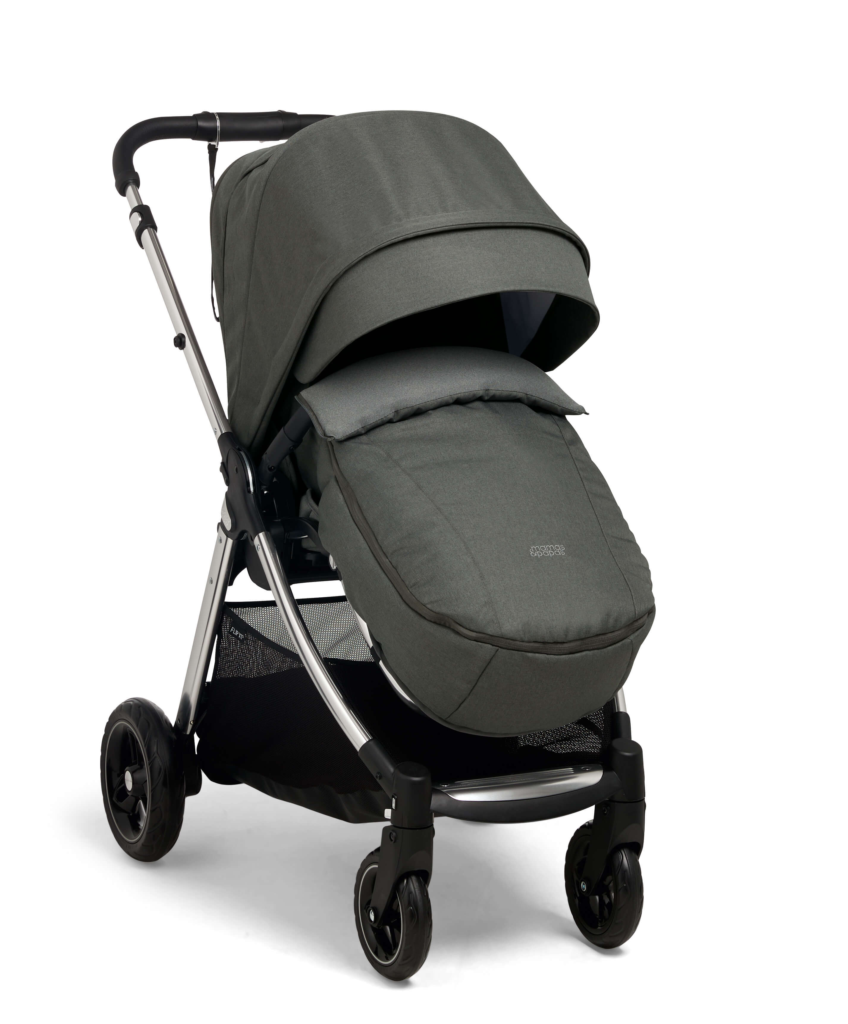 Flip XT³ Pushchair Bundle with Cybex Aton B Car Seat & Base (5 Pieces) – Harbour Grey - Image 4
